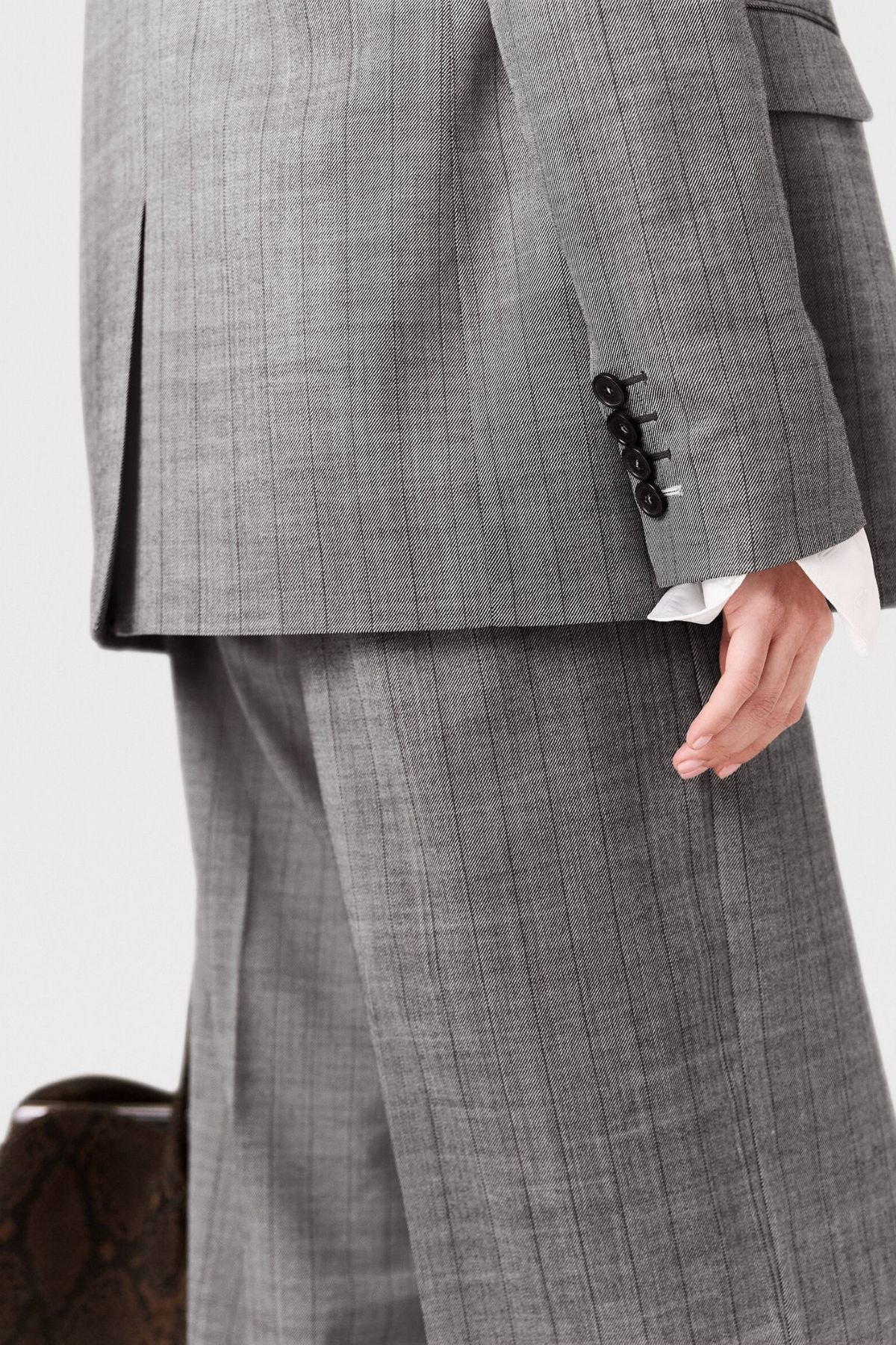 Stella McCartney Pinstripe SB Jacket - Grey