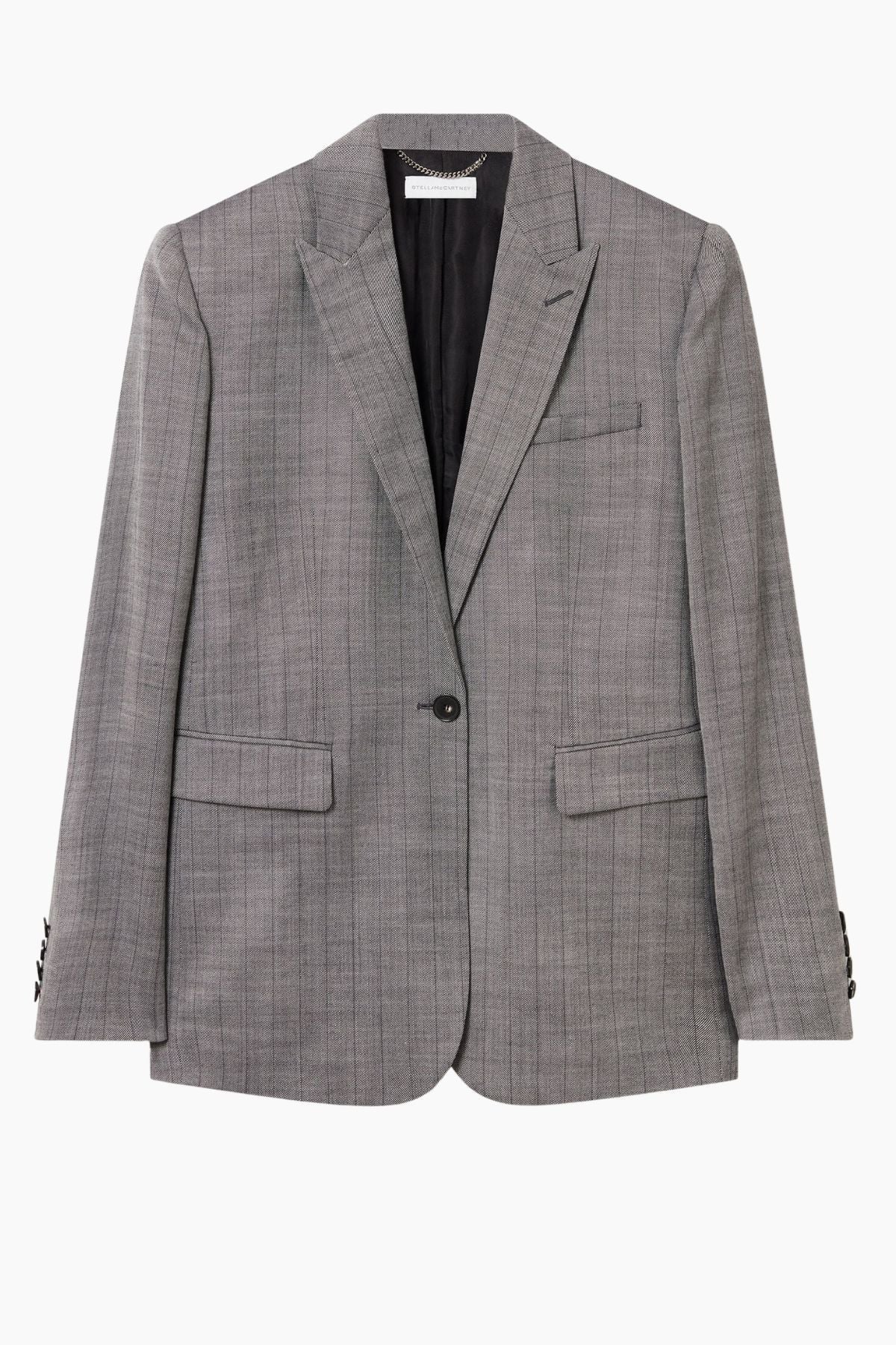 Stella McCartney Pinstripe SB Jacket - Grey