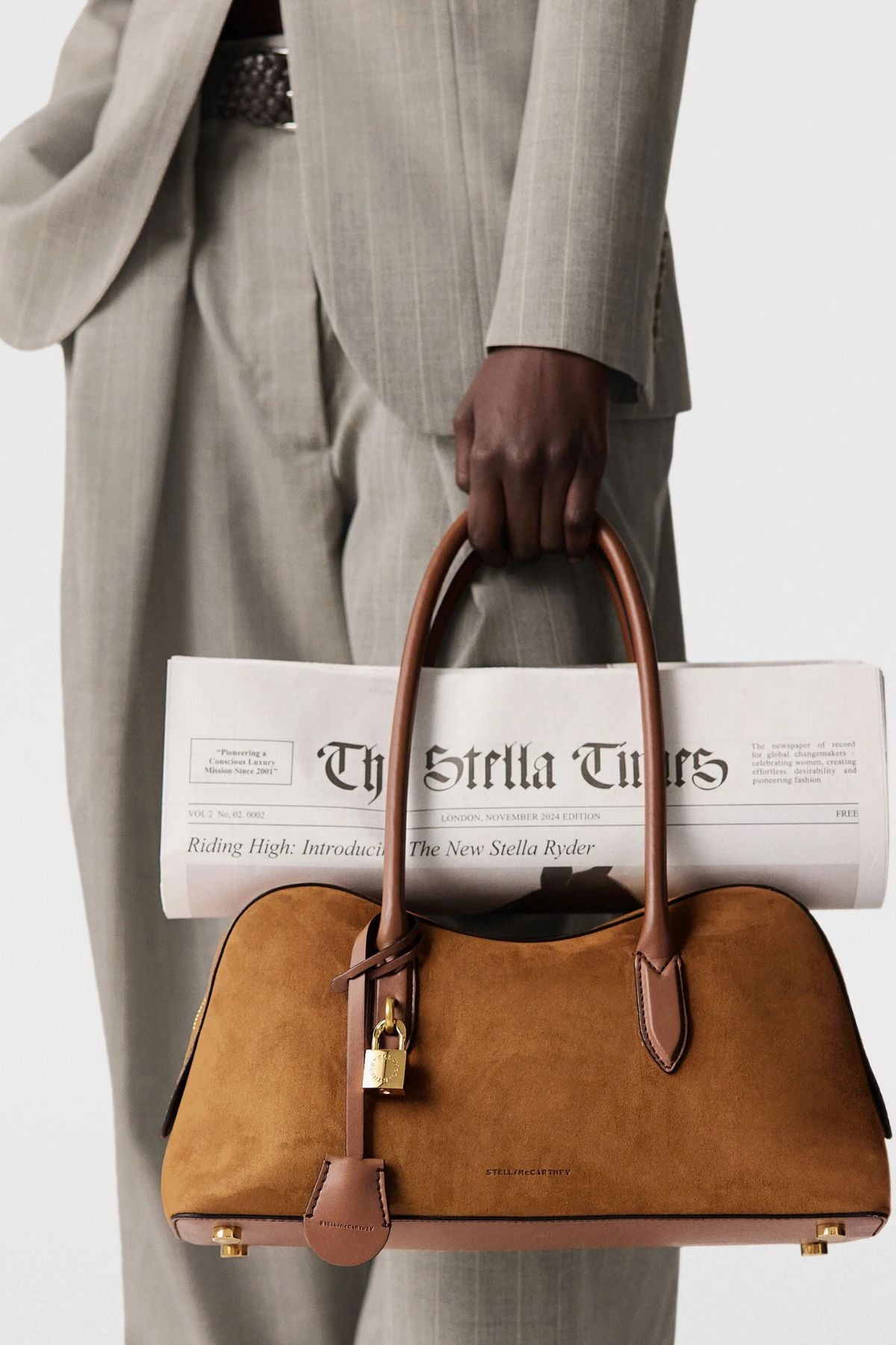 Stella McCartney Ryder Medium Tote - Brandy