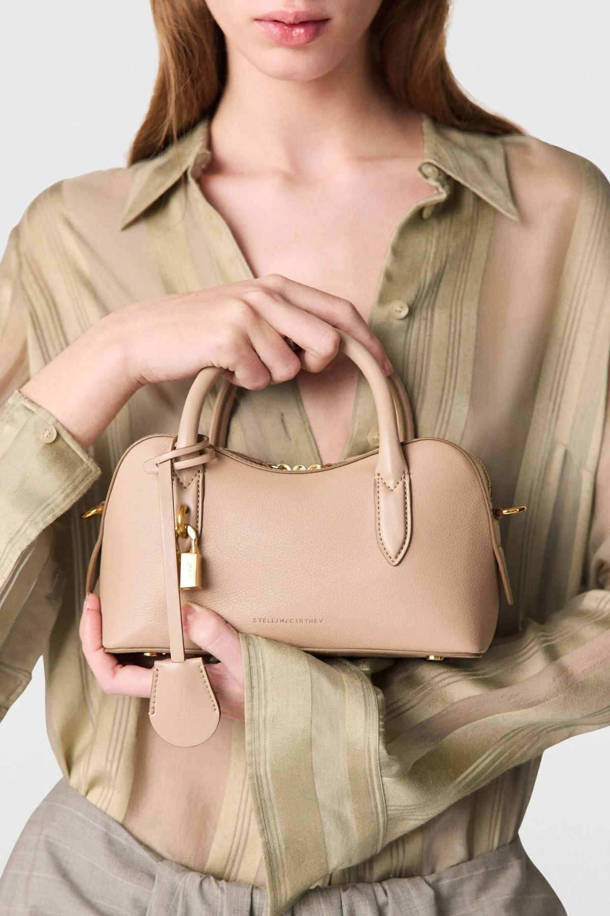 Stella McCartney Sheer Stripe Fitted Shirt - Sage