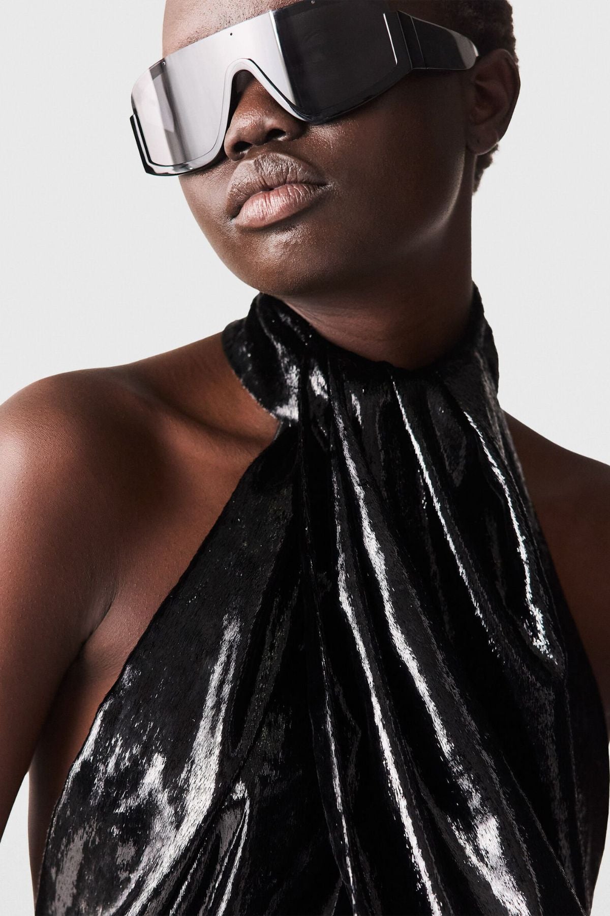 Stella McCartney Velvet Halter Top - Black