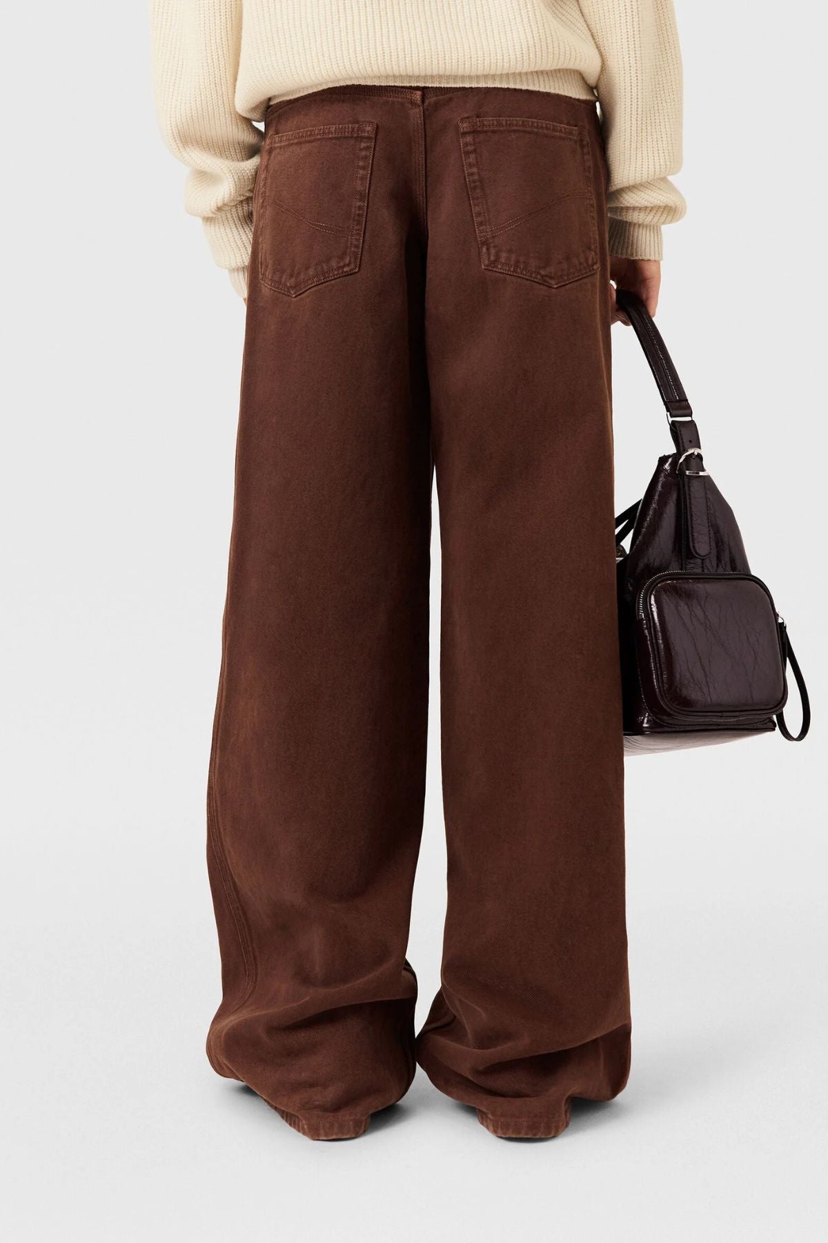 Stella McCartney Wide Leg Runway Jean - Brown Wash