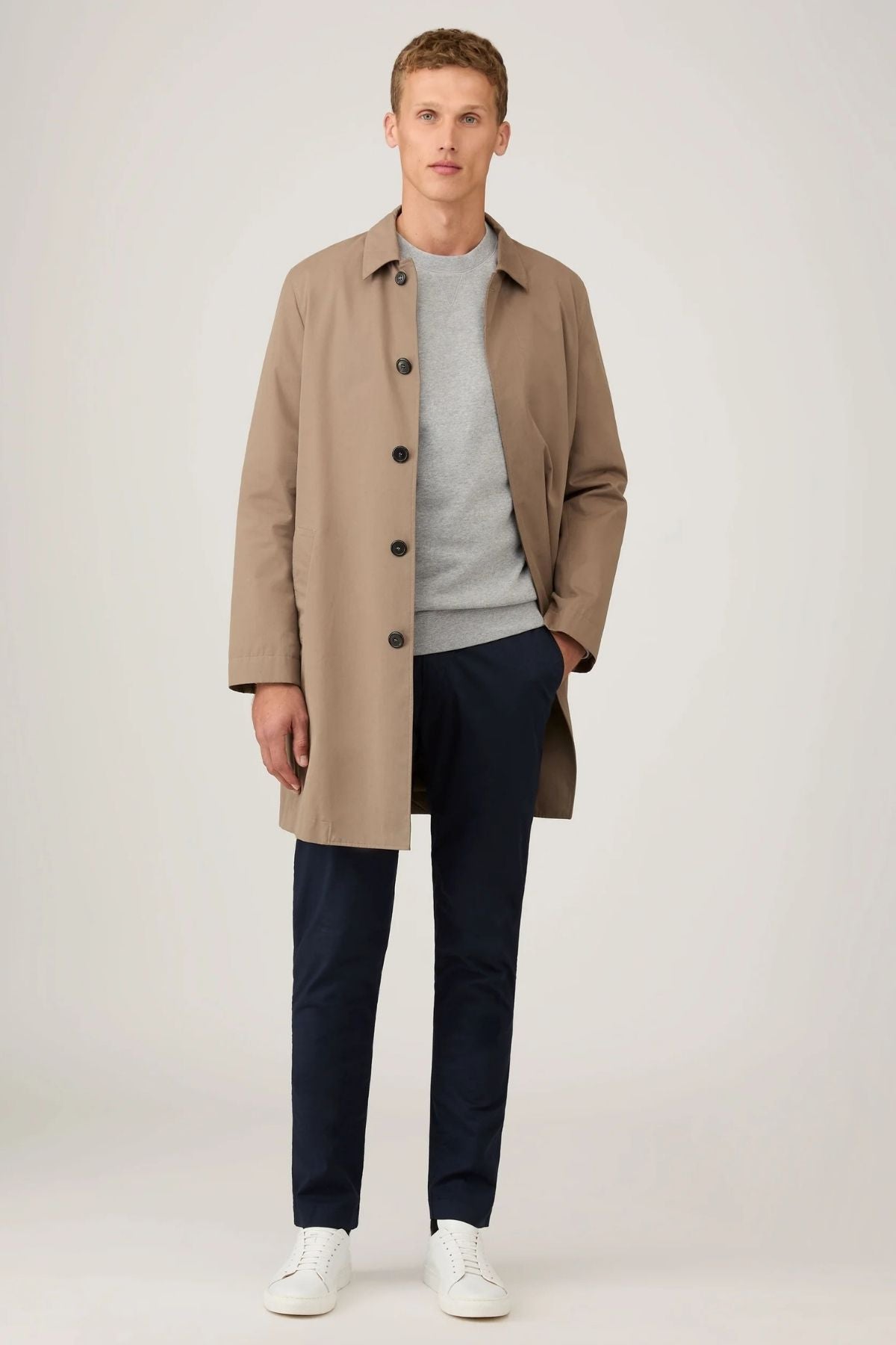 SUNSPEL Loopback Sweatshirt - Grey Melange