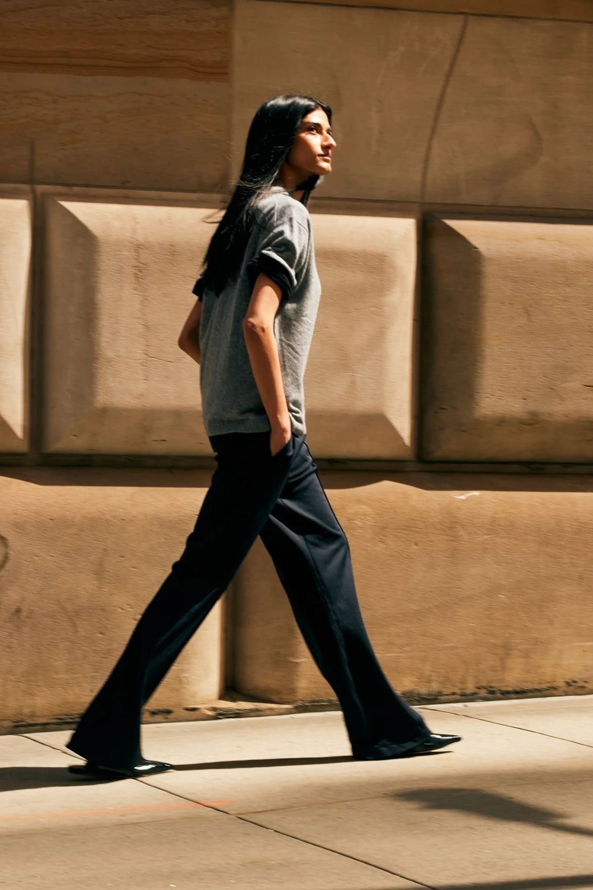 Tibi Active Knit Scottie Jogger - Navy