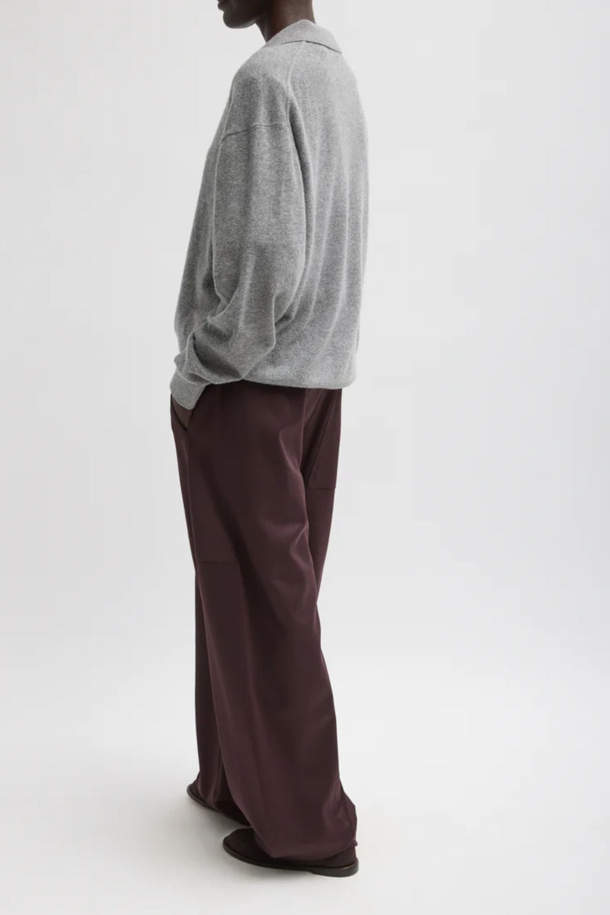 Tibi Active Knit Winslow Pant - Brown
