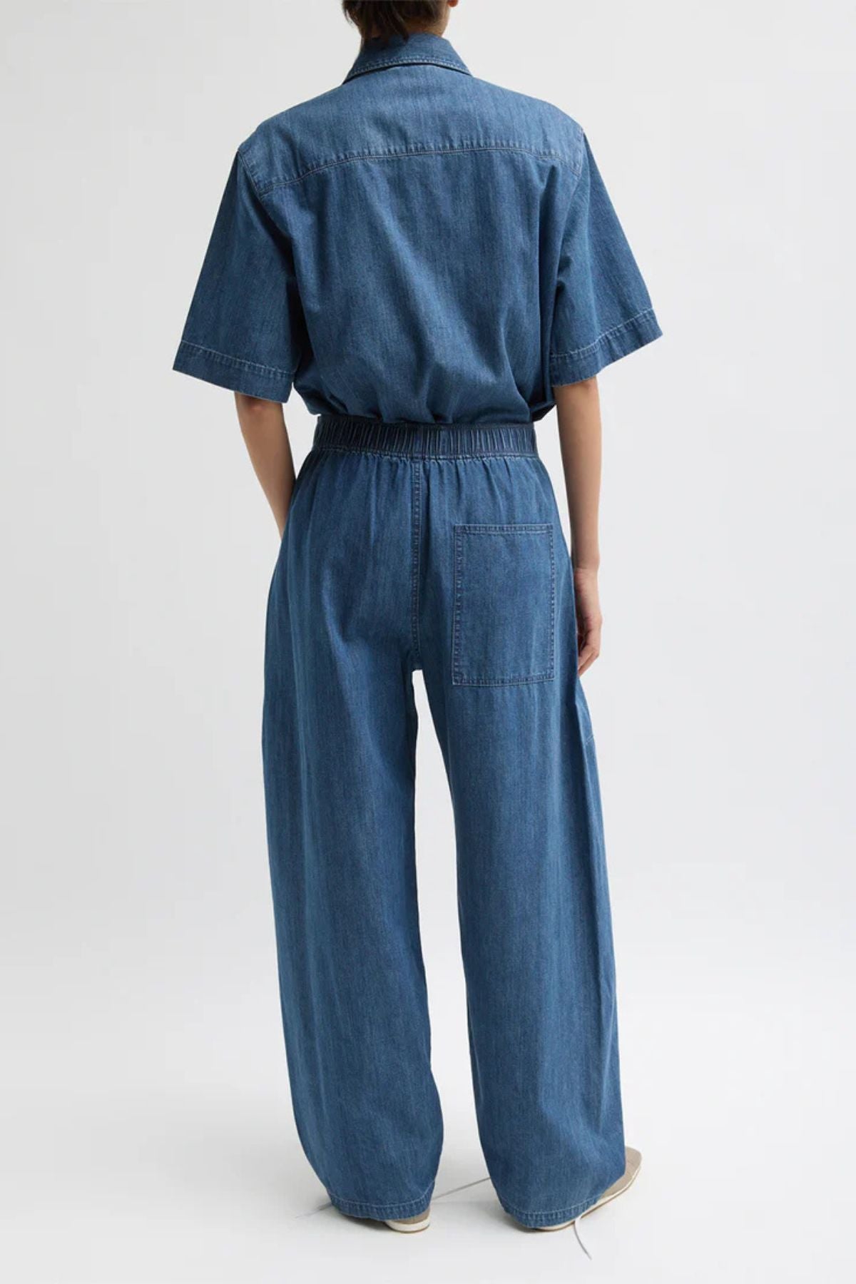 Tibi Classic Wash Winslow Pant - Classic Blue