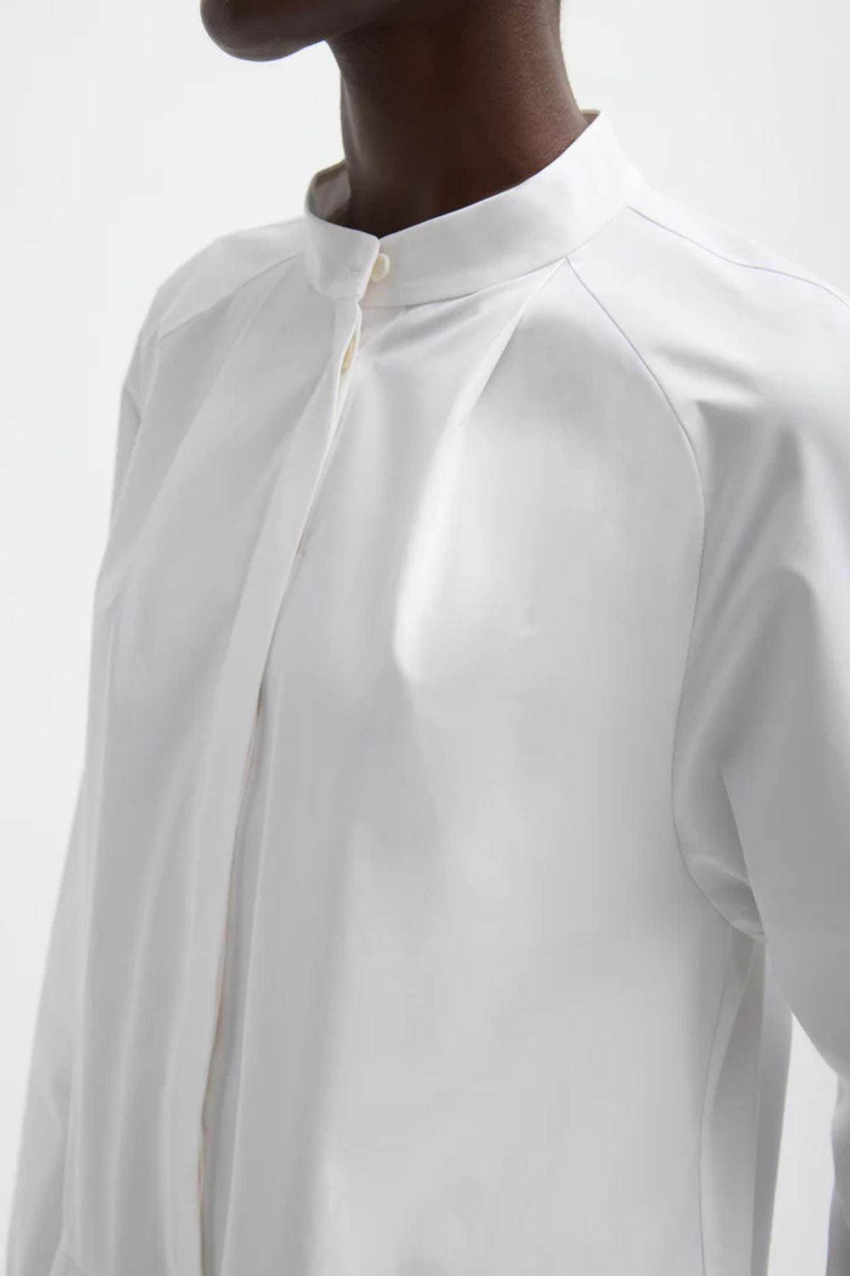 Tibi Compact Eco Poplin Balloon Dress - White