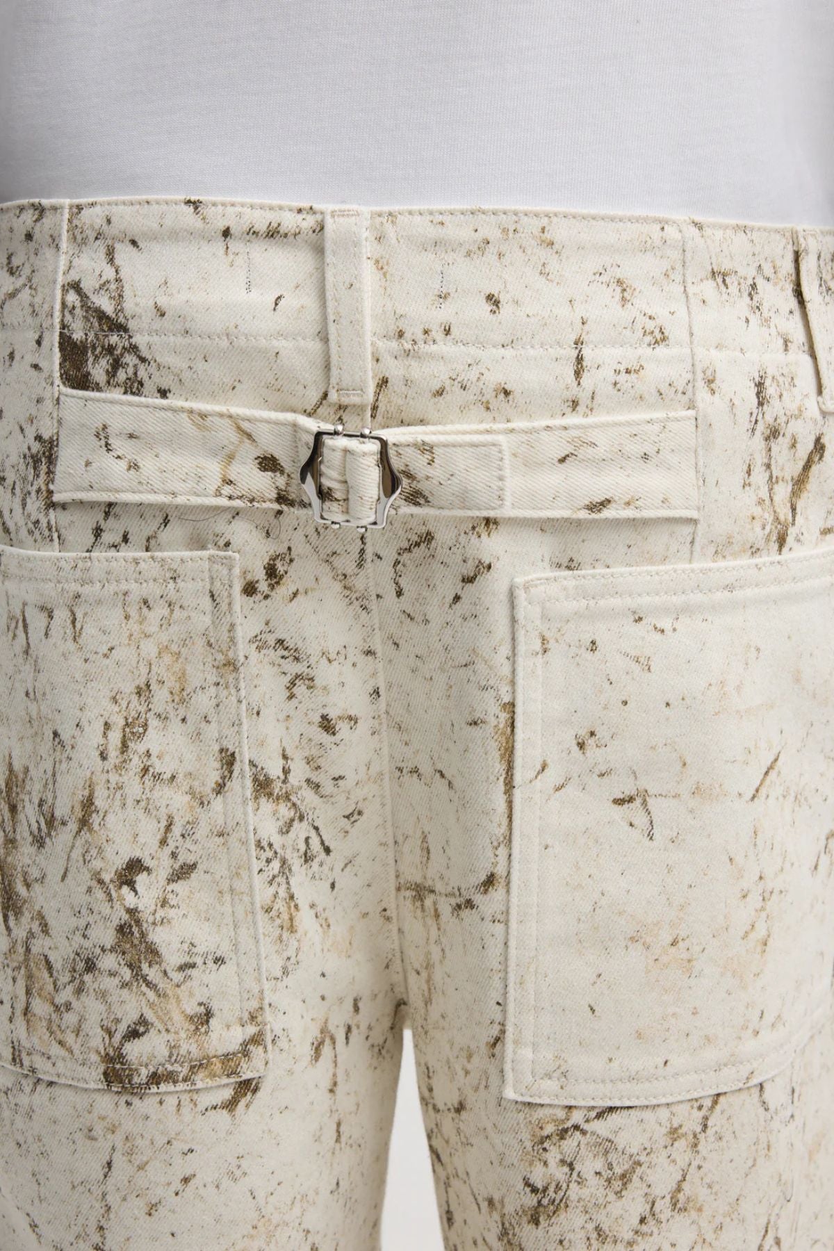 Tibi Fischer Jean - Ivory Multi