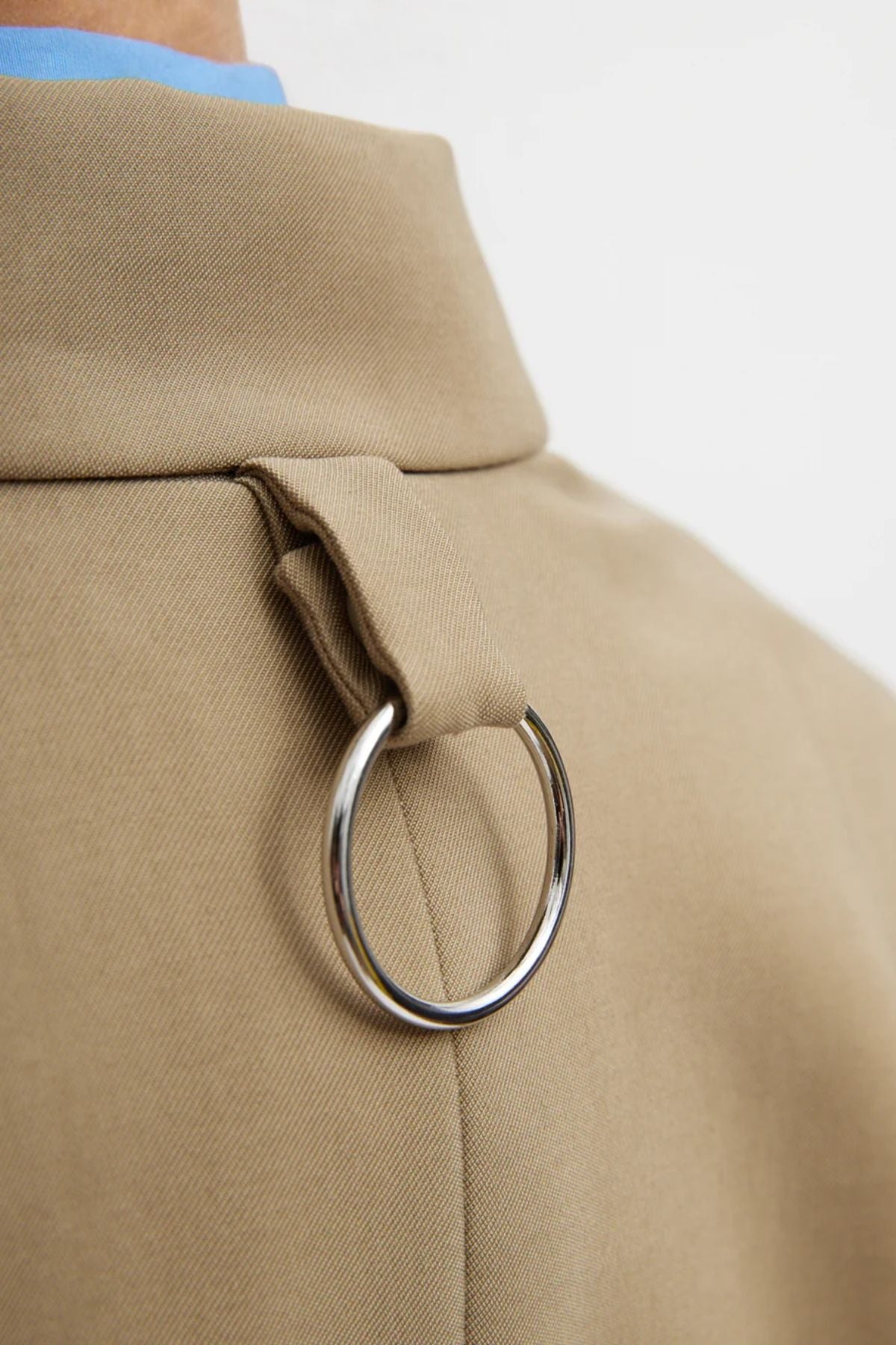 Tibi Fluid Suiting Double Breasted Blazer - Walnut