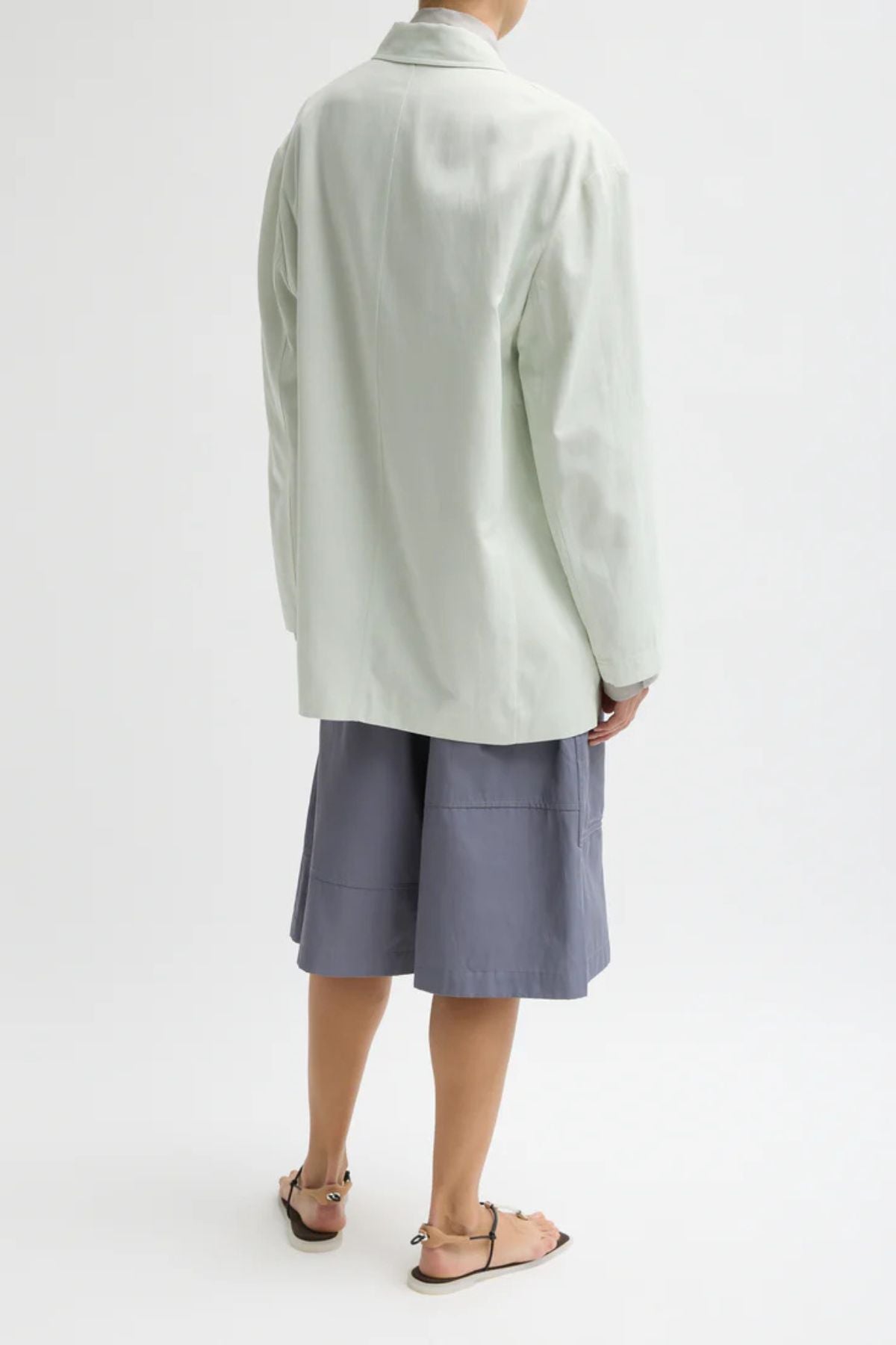 Tibi Liam Blazer - Faded Green