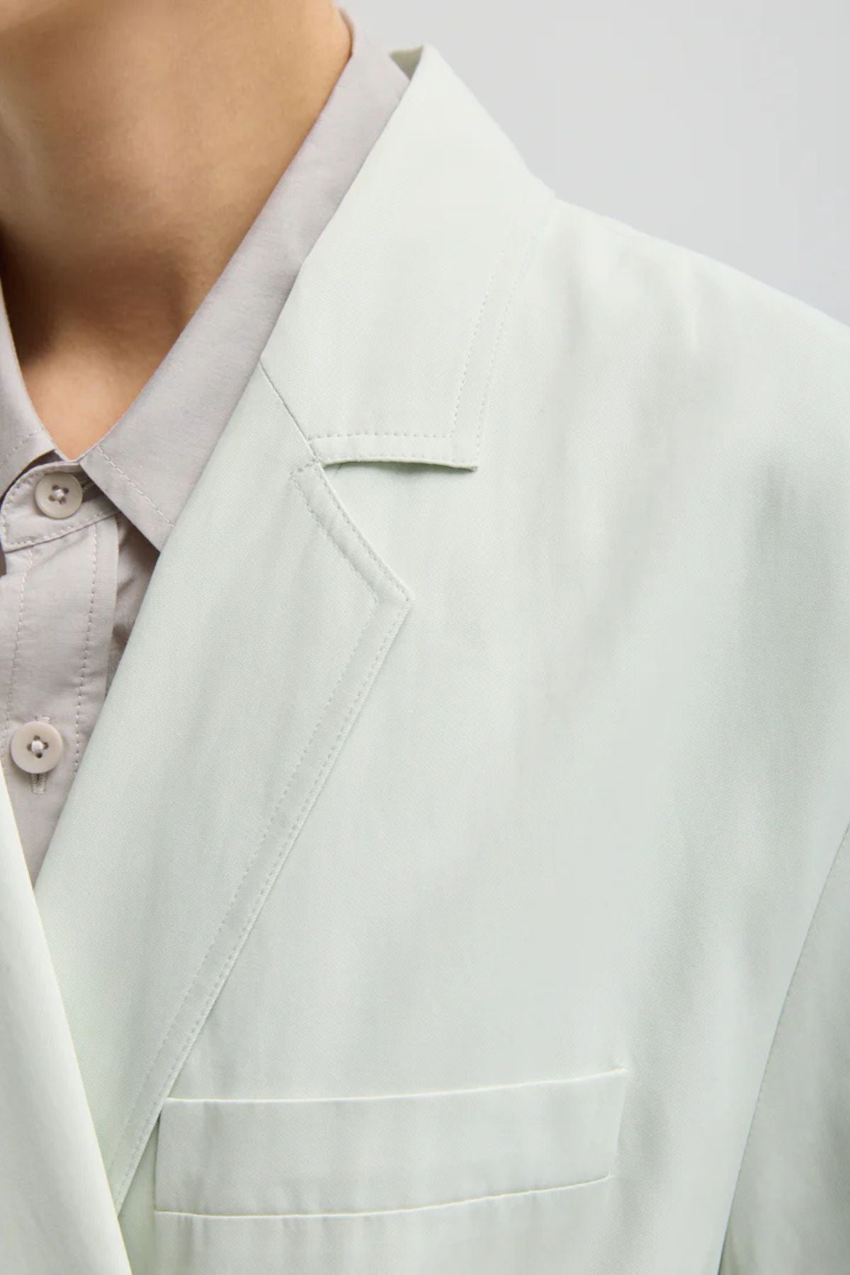 Tibi Liam Blazer - Faded Green