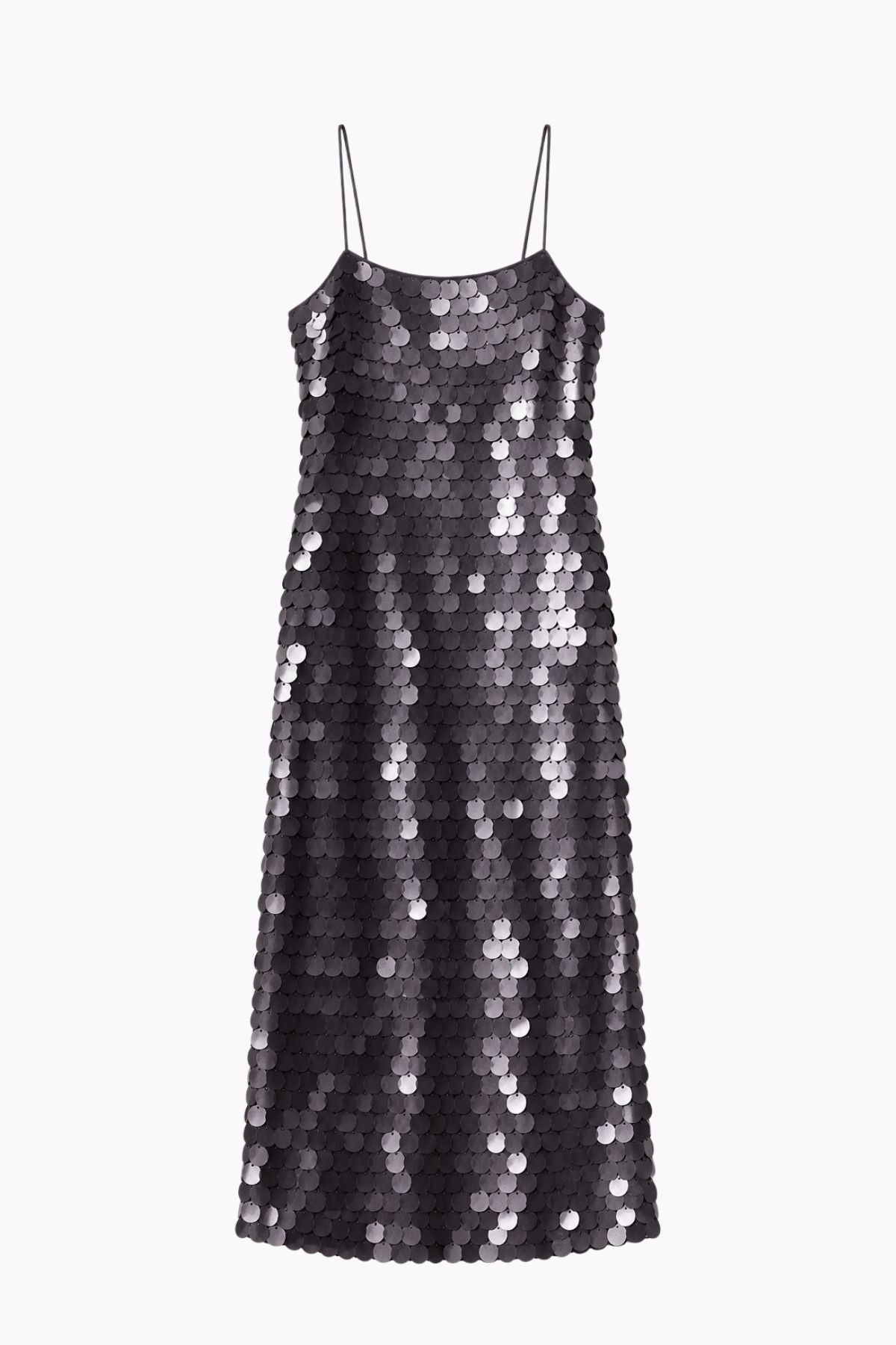 Tibi Pastille Slip Dress - Lavender Grey