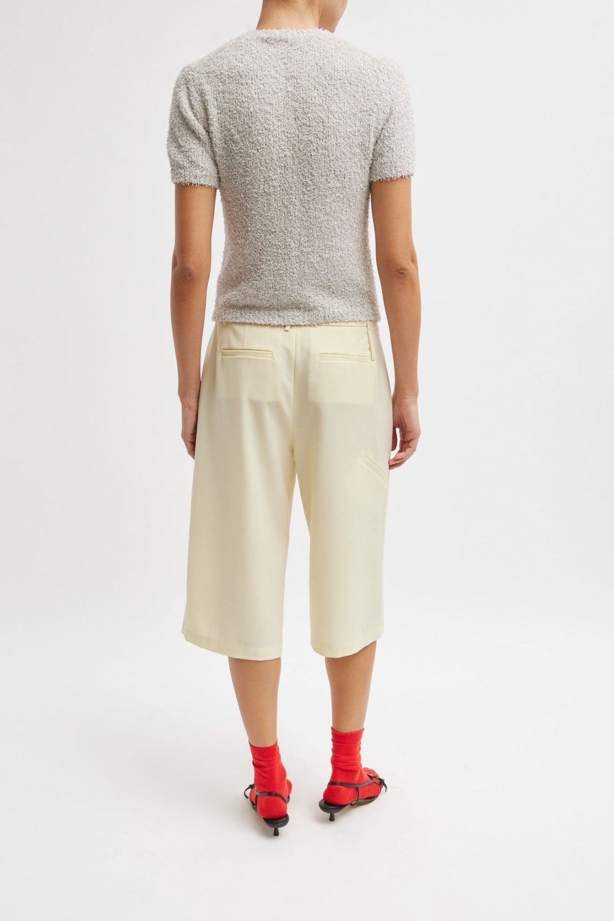 Tibi Serviette Baby T-Shirt - Grey