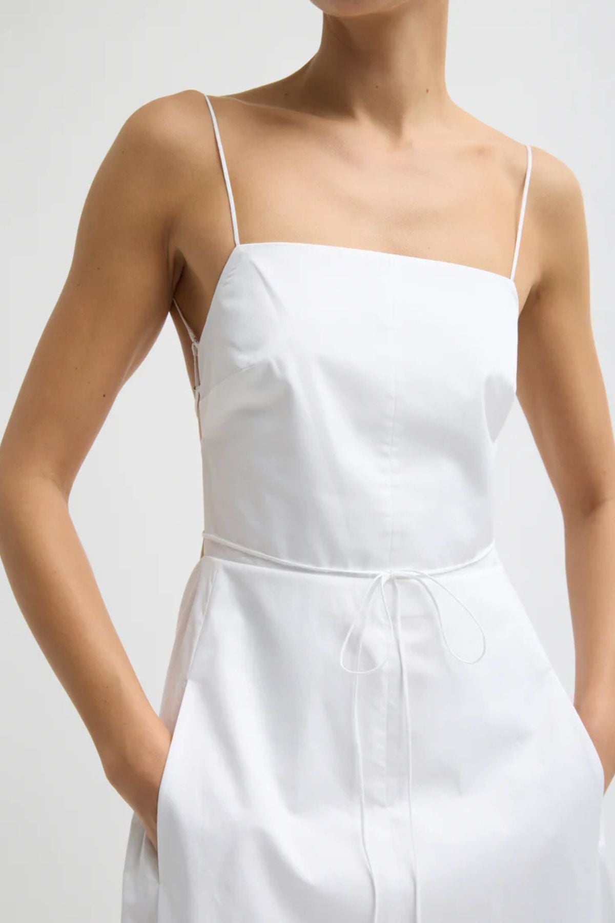 Tibi Strappy Dress - White