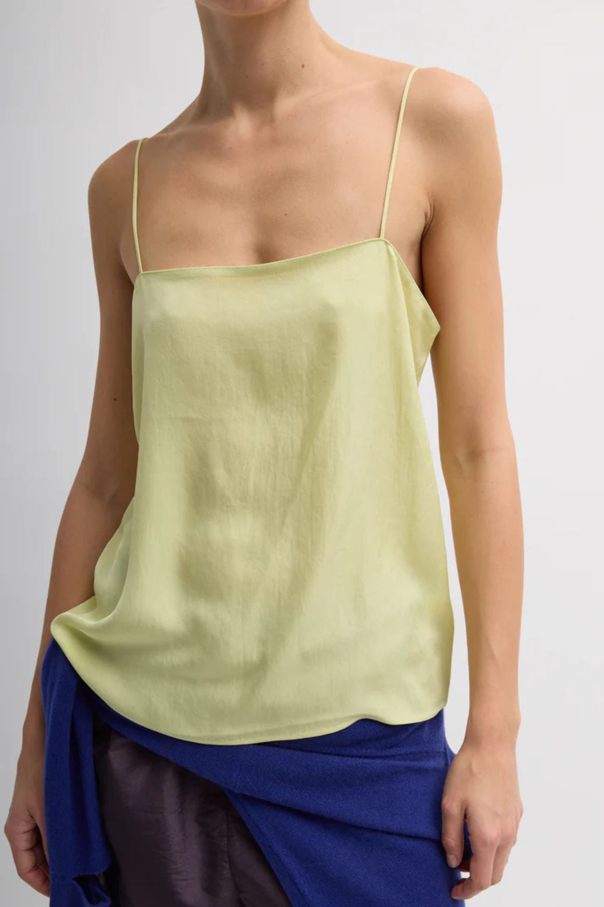 Tibi The Slip Cami - Celery