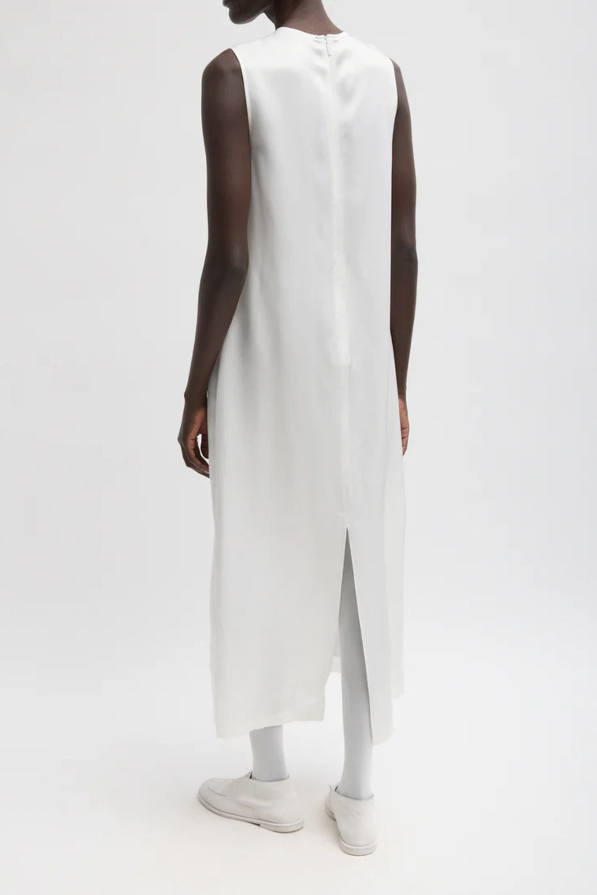 Tibi Trompe Loeil Dress - Black/ White Multi