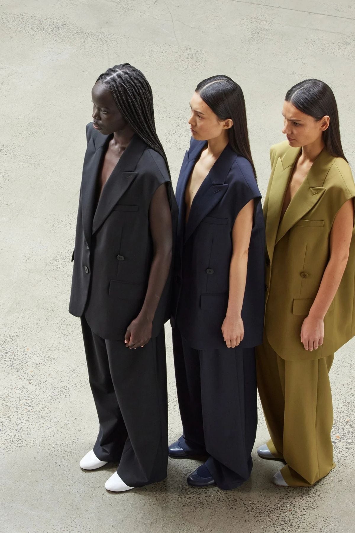 Tibi Tropical Wool Stella Pant - Black