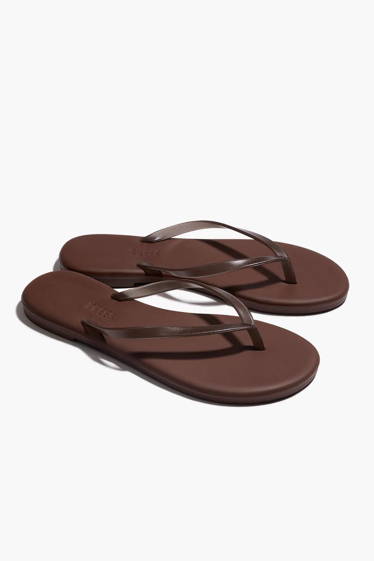 TKEES Aqua Jelly Thong - Brun