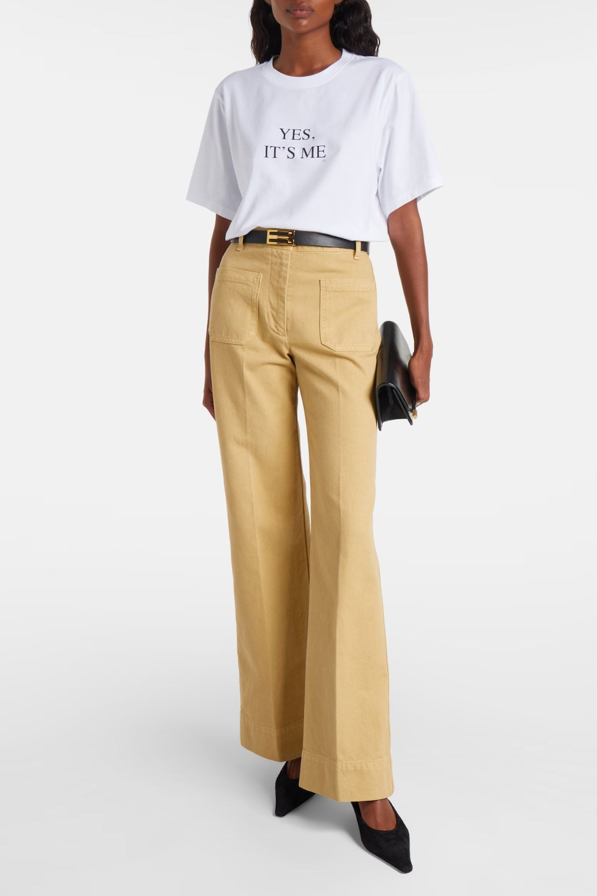 Victoria Beckham Alina Jean - Butter Garment Dye