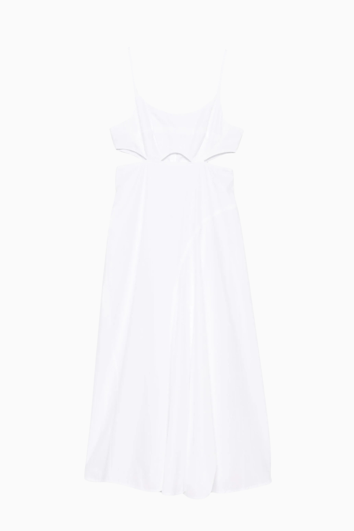 Victoria Beckham Cotton Cami Midi Dress - White