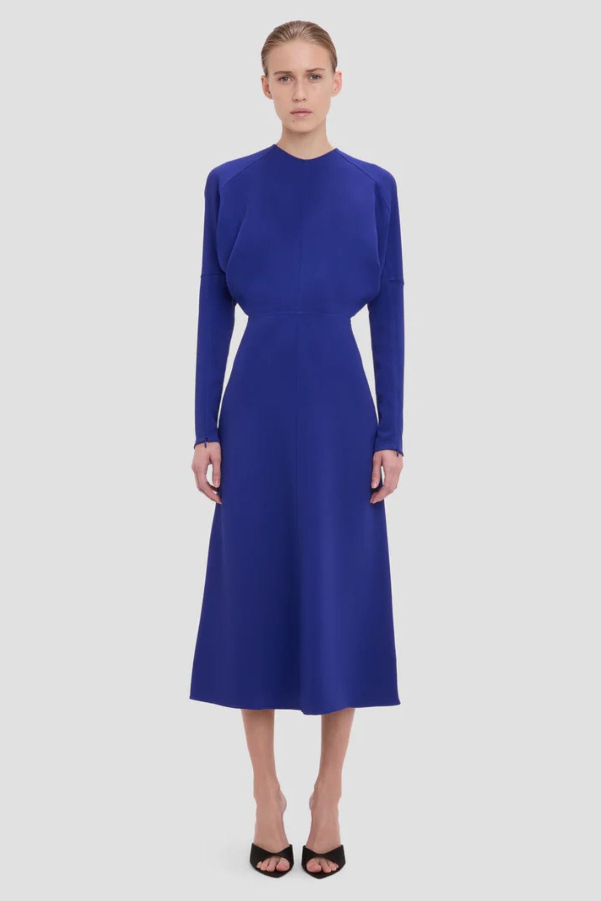 Victoria Beckham Dolman Midi Dress - Bright Indigo