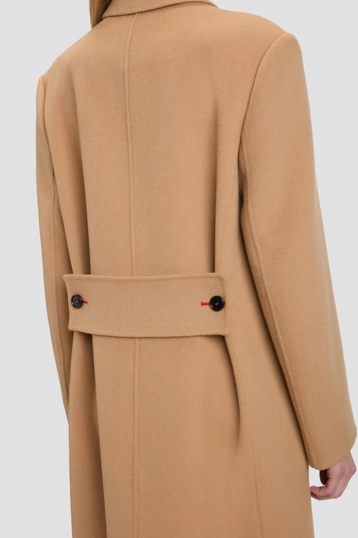 Victoria Beckham Double Faced Overcoat - Camel
