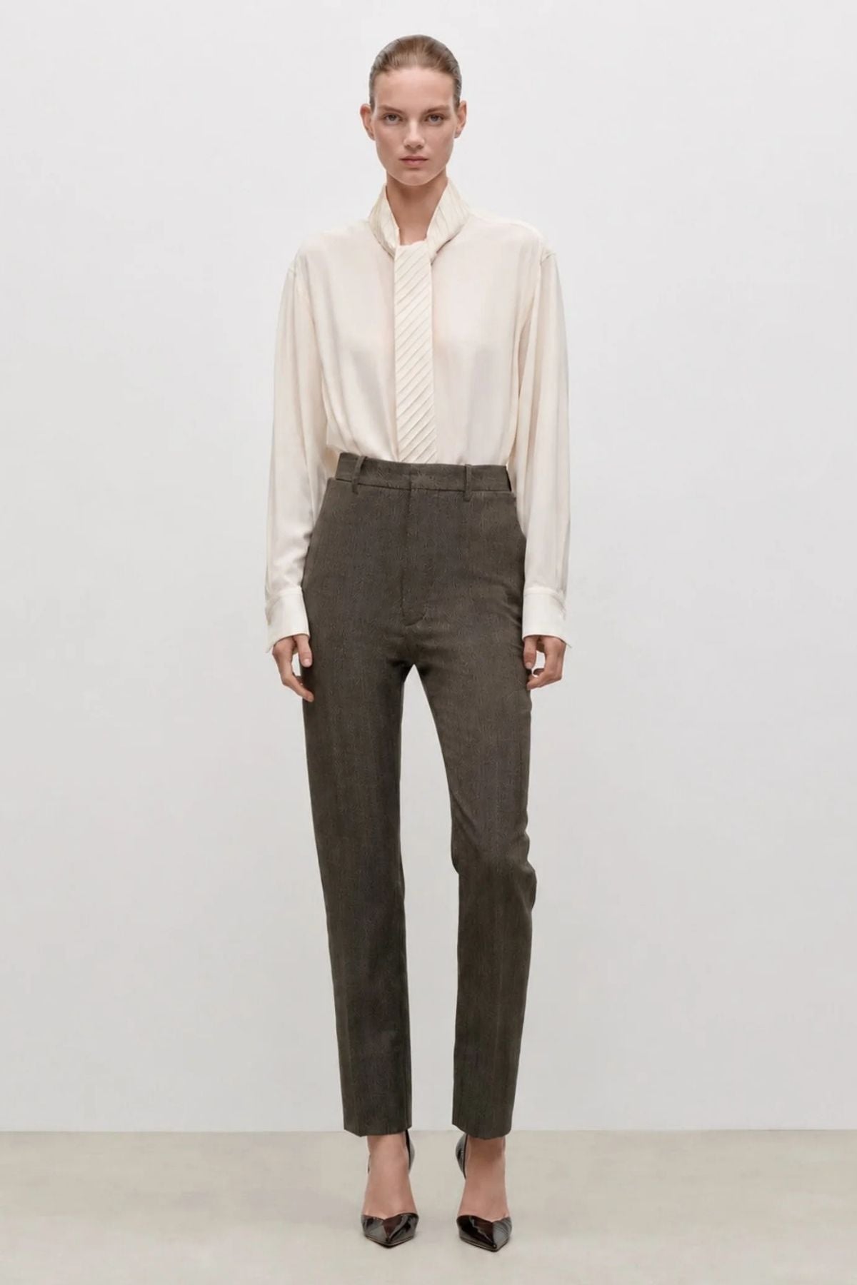 Victoria Beckham Extended Pocket Trouser - Golden Ember