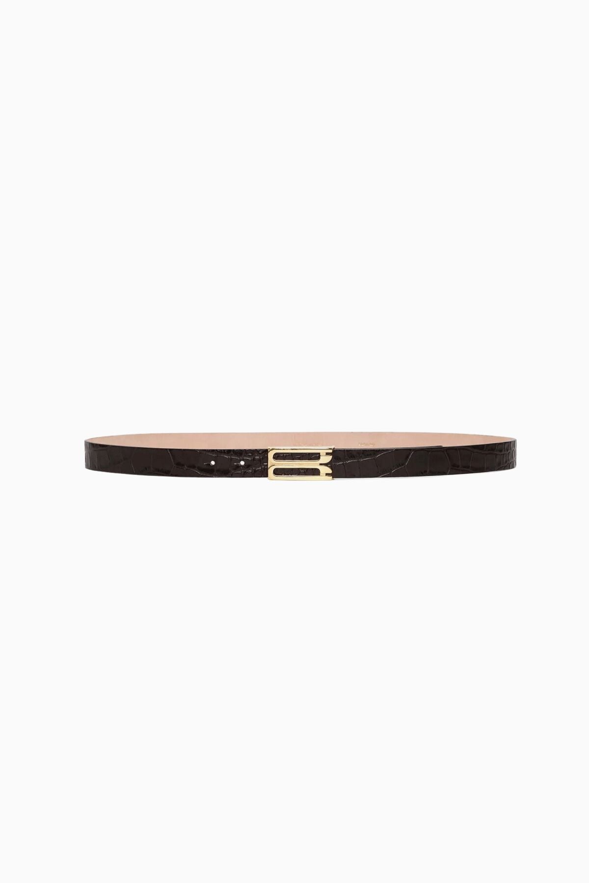 Victoria Beckham Frame Buckle Belt - Black