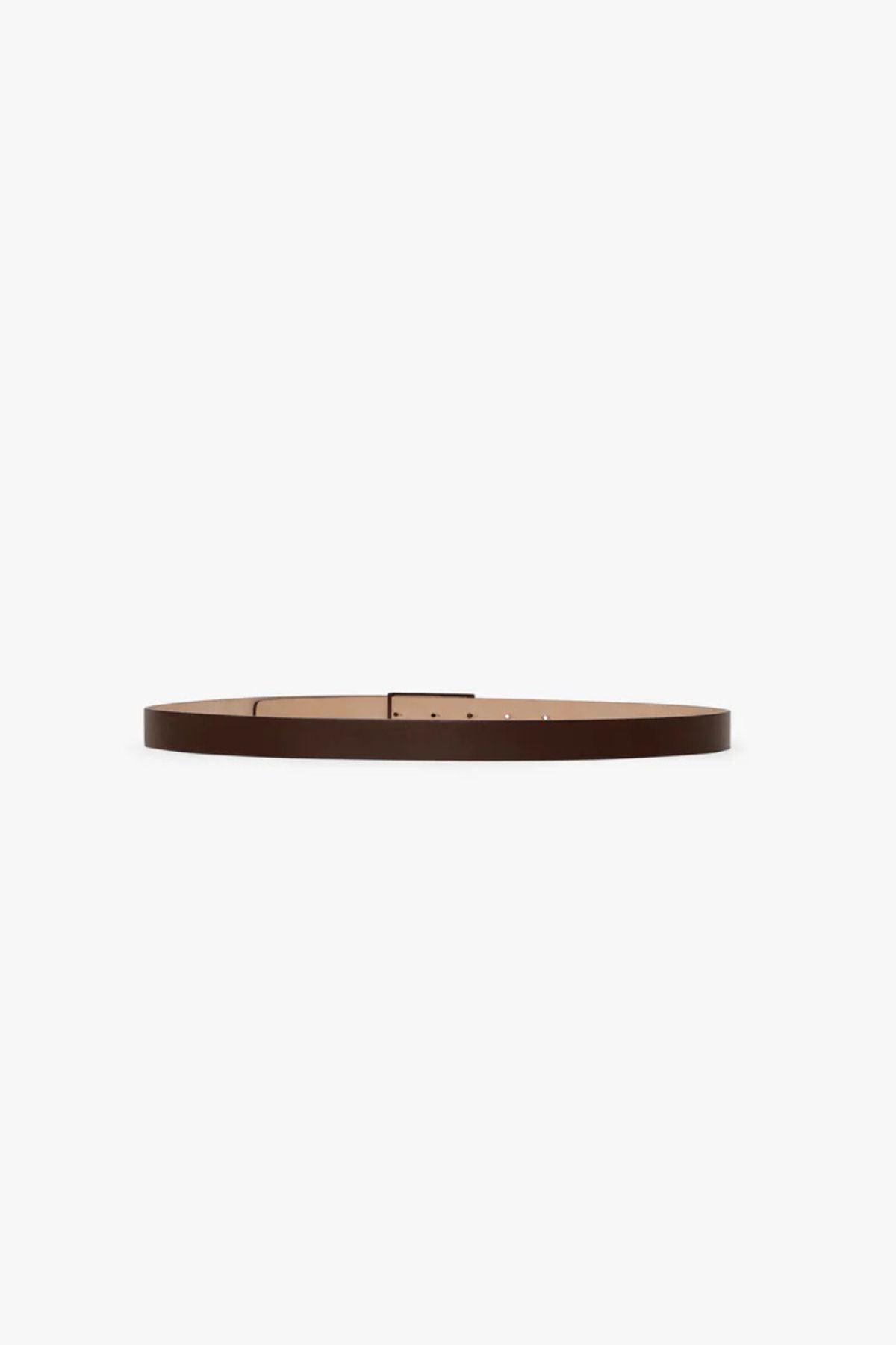 Victoria Beckham Frame Tonal Belt - Dark Brown