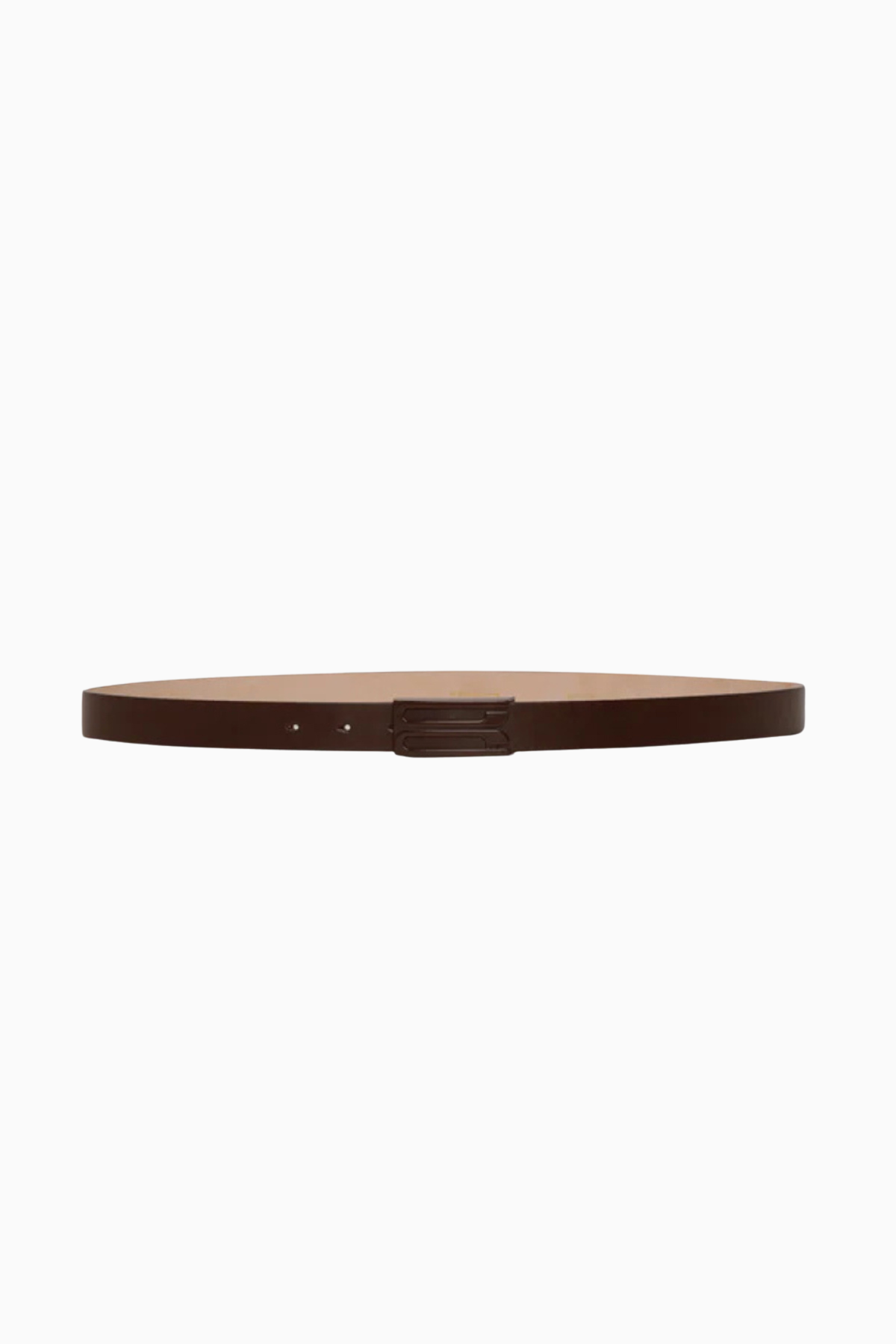 Victoria Beckham Frame Tonal Belt - Dark Brown