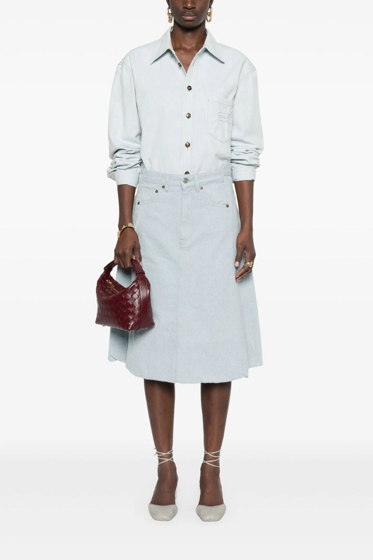 Victoria Beckham Men's Shirt - Light Azul