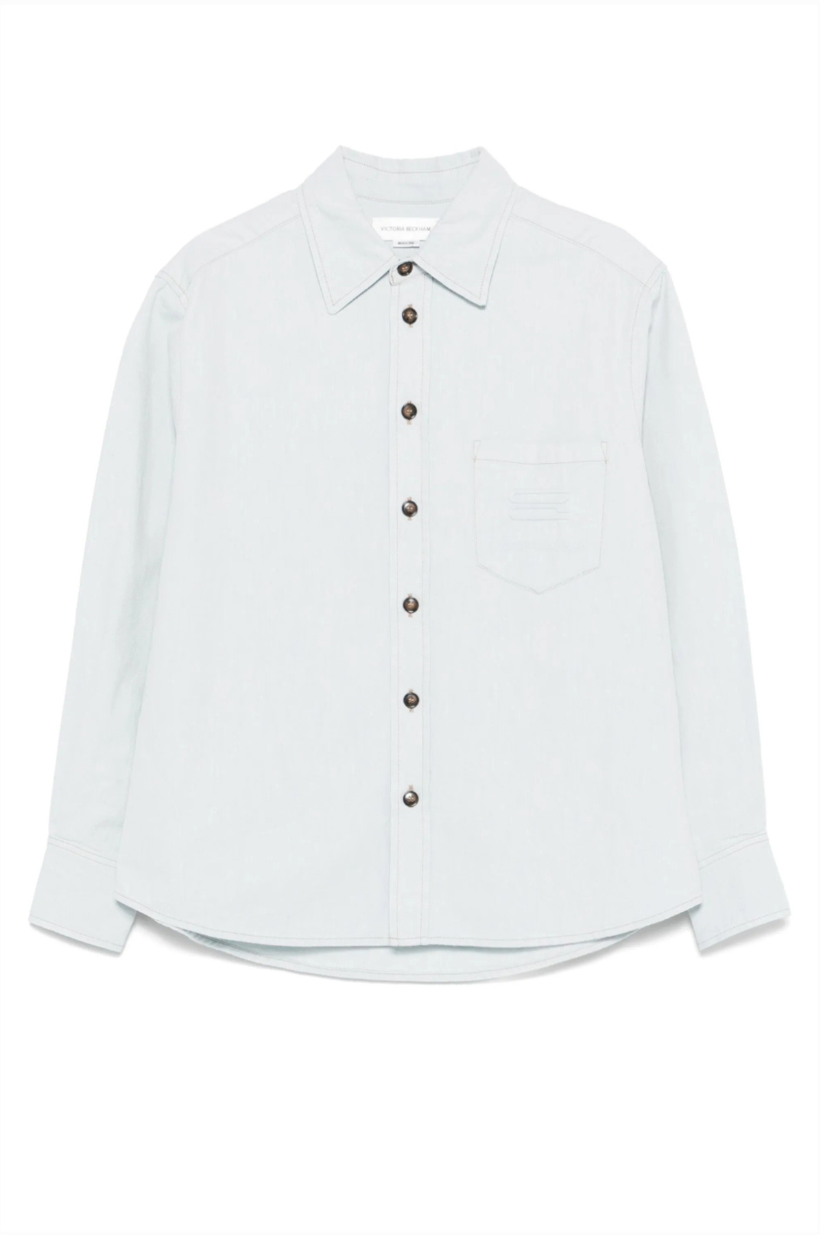 Victoria Beckham Mens Shirt - Light Azul