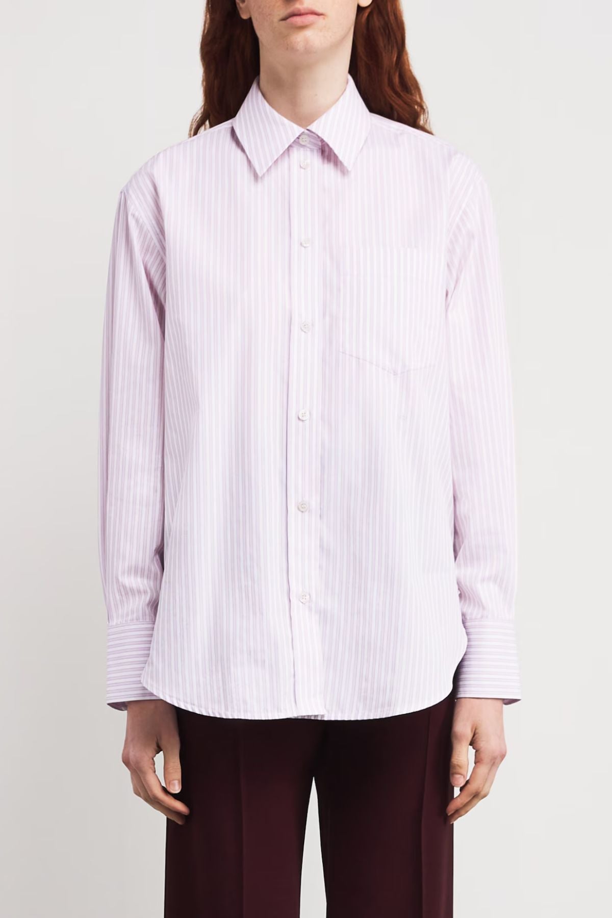 Victoria Beckham Men's Shirt - Lilac Paprika