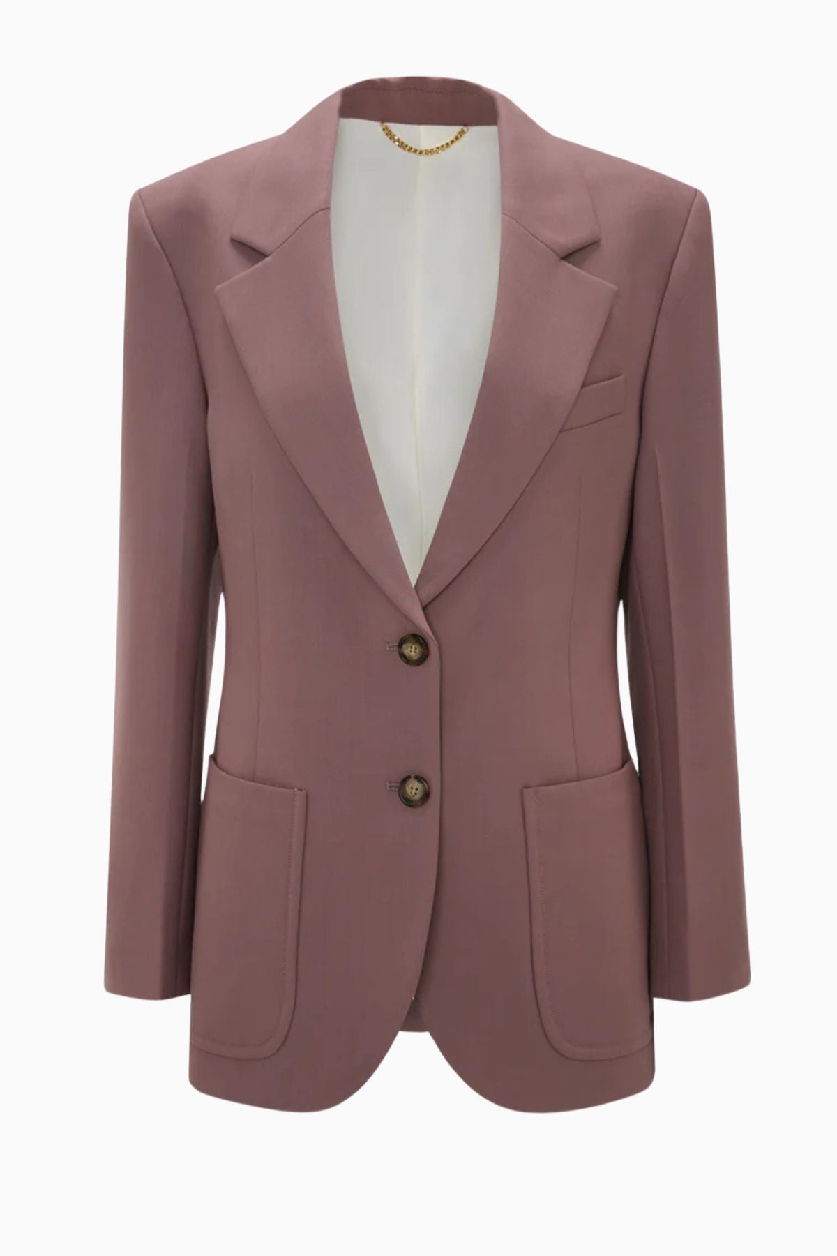 Victoria Beckham Patch Pocket Blazer - Mauve