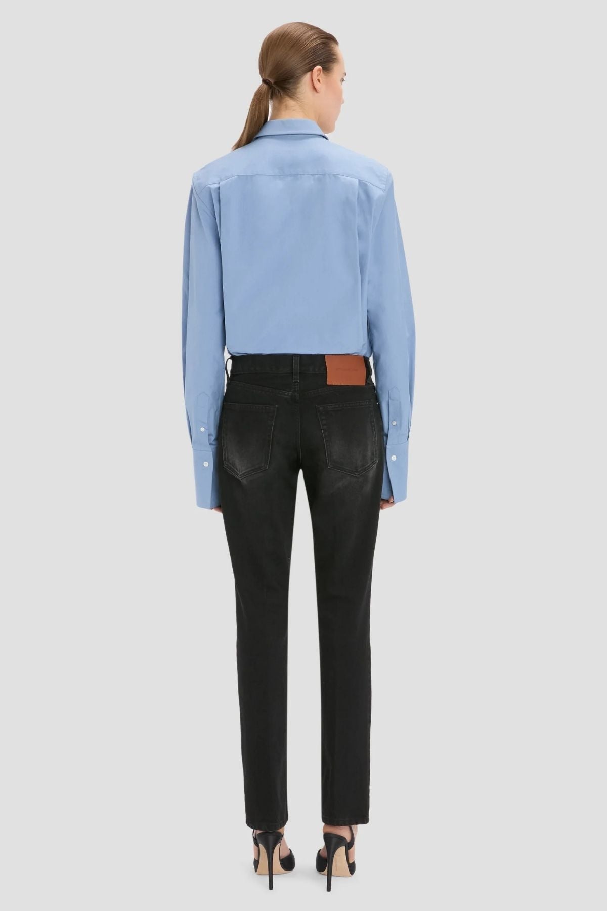Victoria Beckham Perry Shirt - Ocean Mist