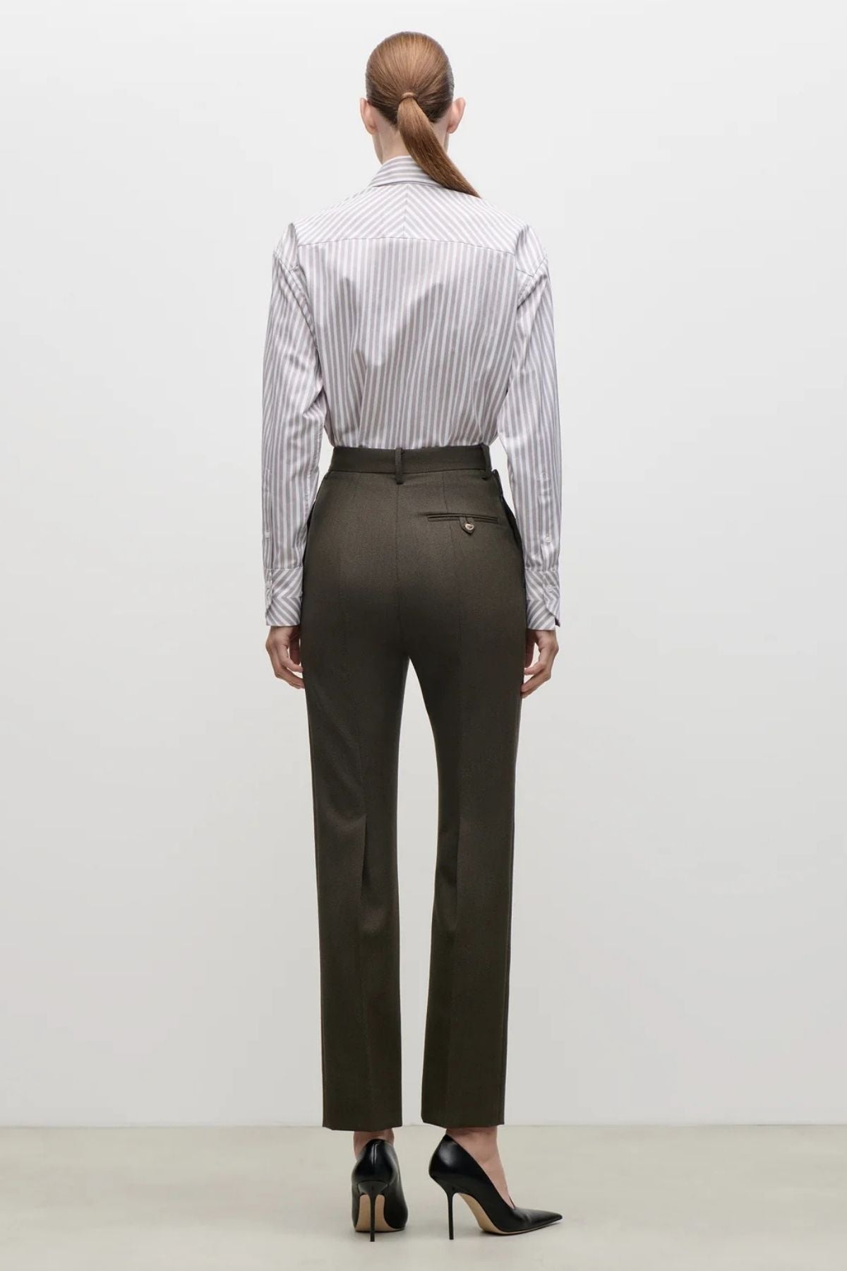 Victoria Beckham Pocket Detail Shirt - Lavender Grey