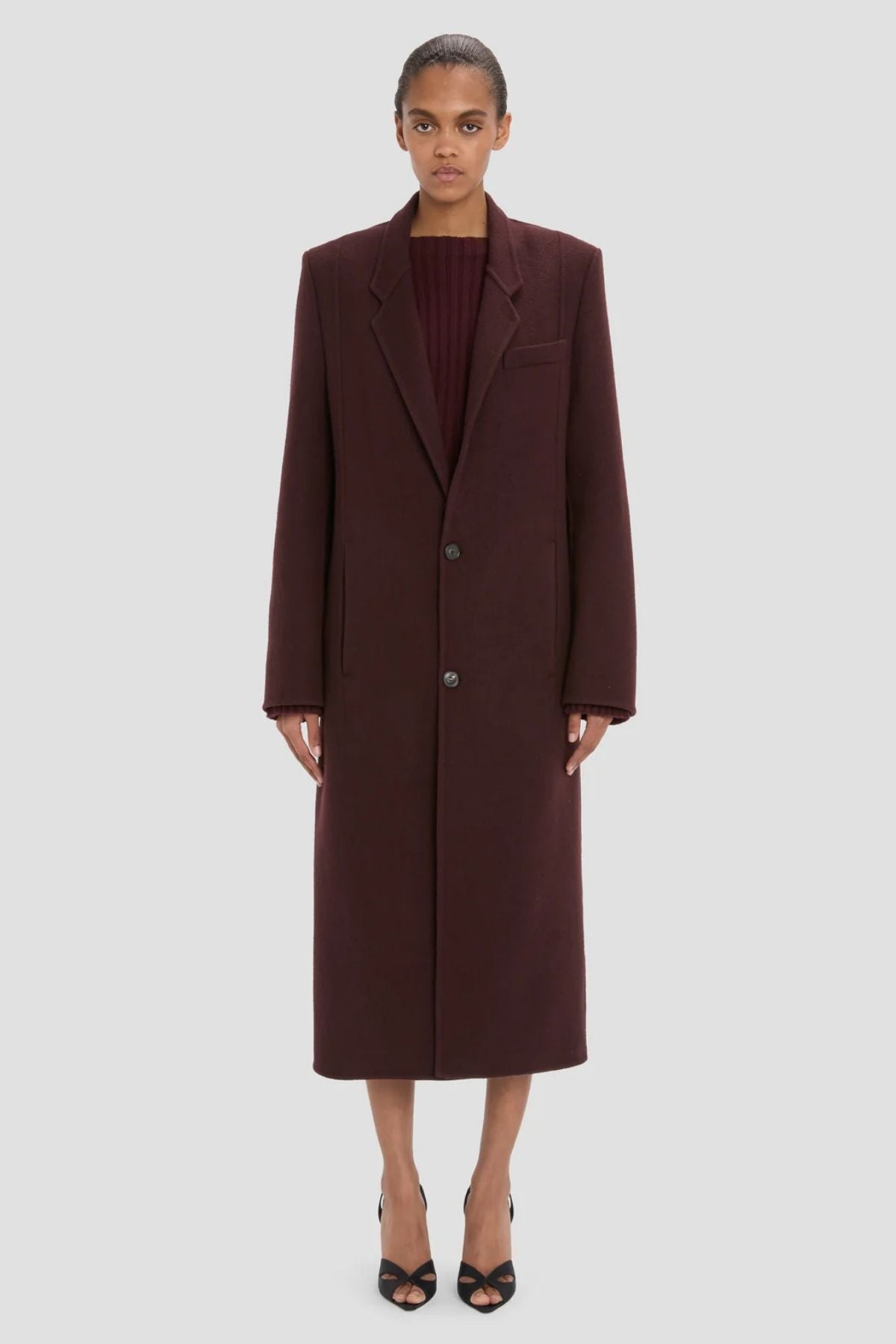 Victoria Beckham Tailored Coat - Acai