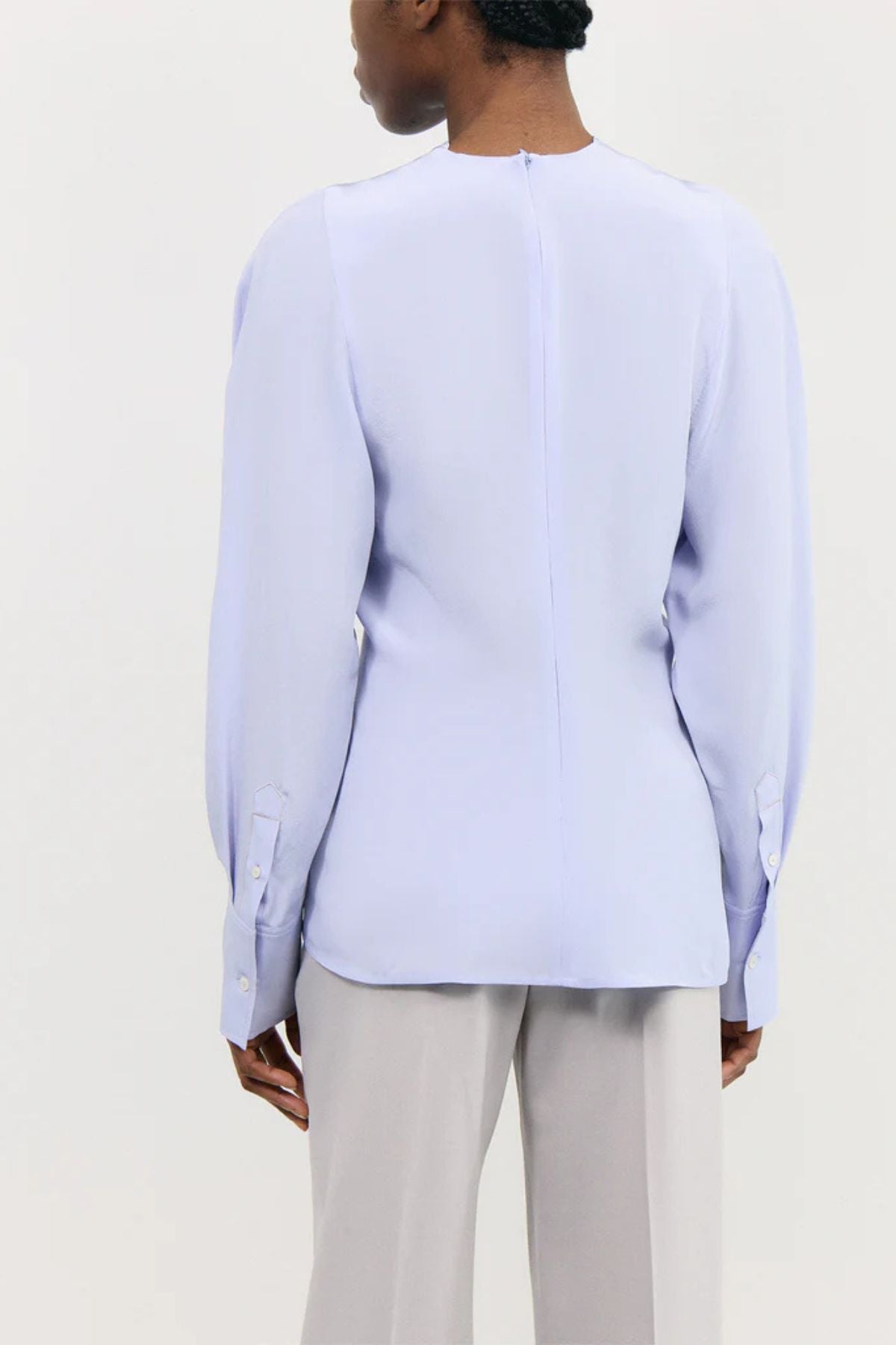 Victoria Beckham Twist Detail Top - Delphinium