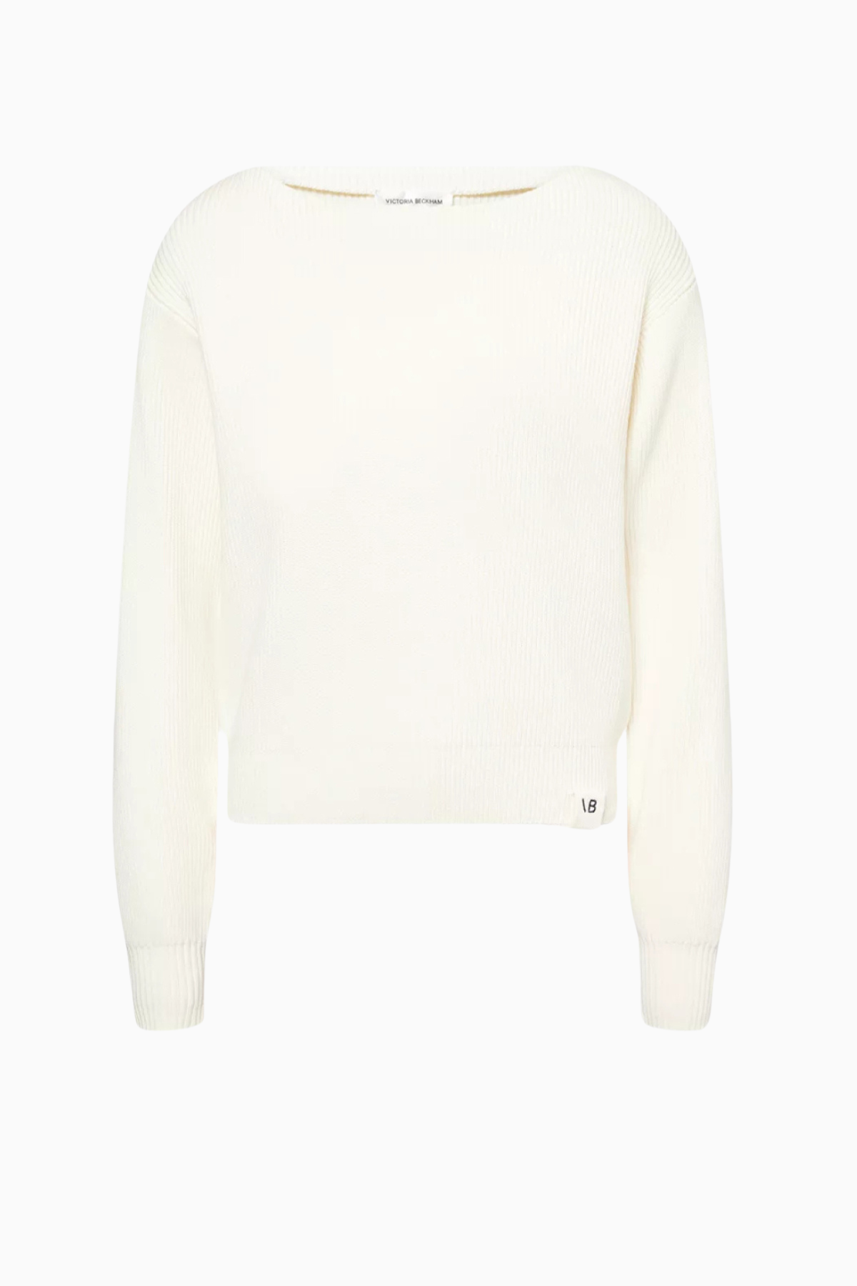 Victoria Beckham Wide Neck Jumper - Ivory