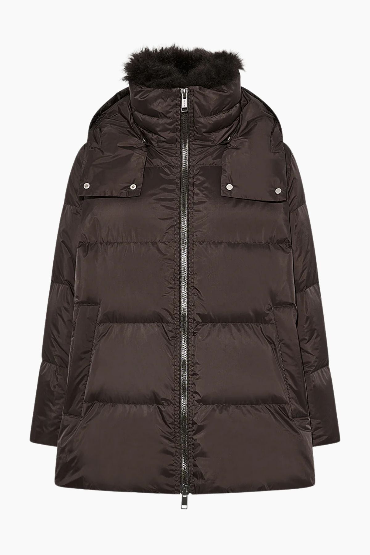 Yves Salomon Down Parka 76cm Lamb Fur - Cold Brew