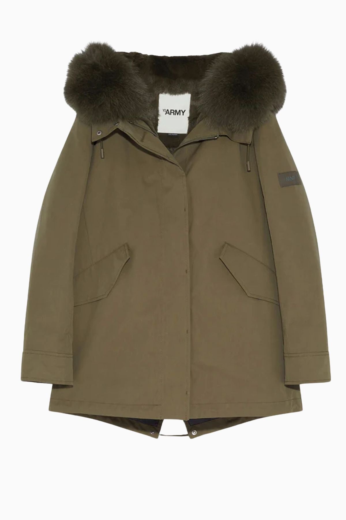 Yves Salomon Parka Hunter Green - Main Image