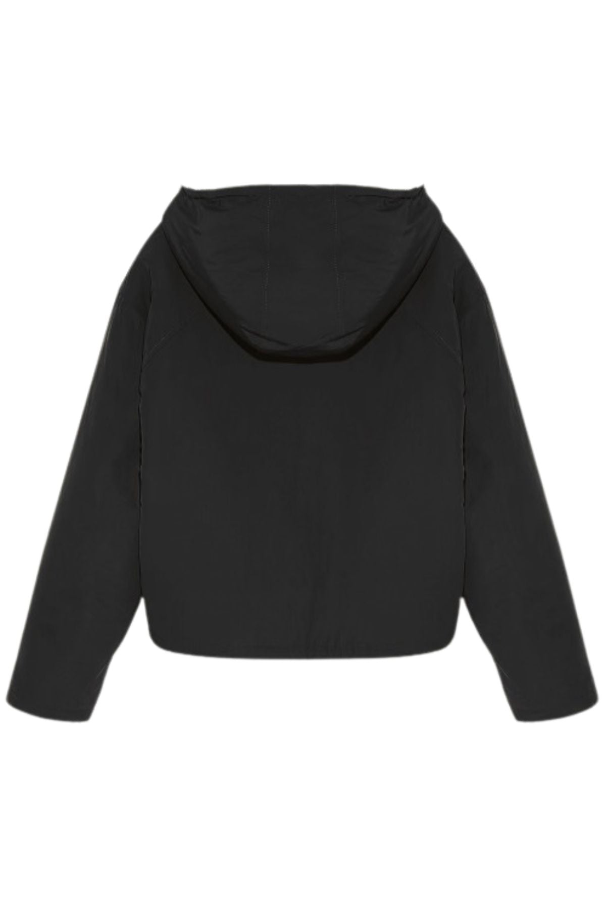 Yves Salomon Reversible Shearling Hooded Parka - Black/ Ivory