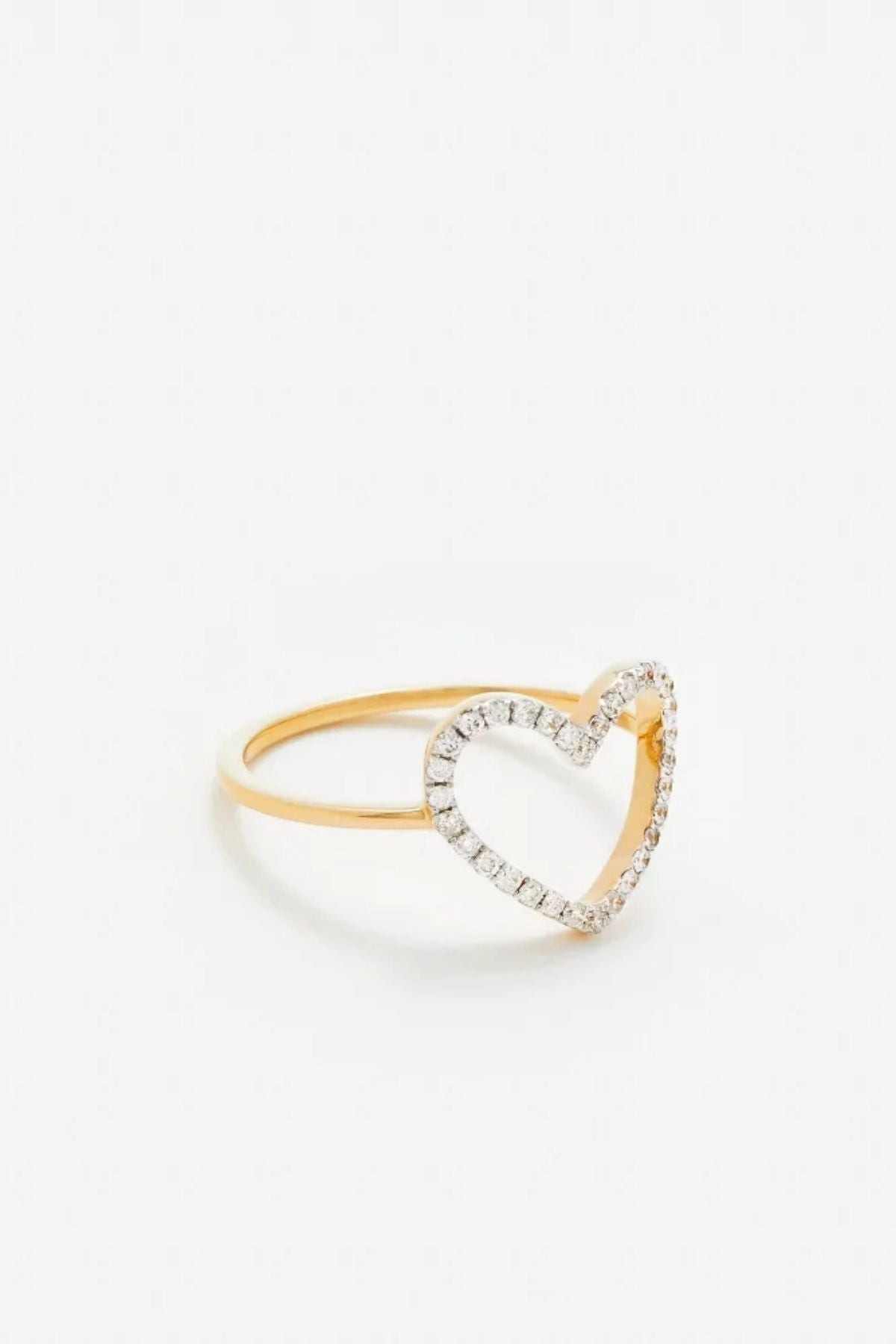 Yvonne Léon Bague Petit Heart Ring - Yellow Gold