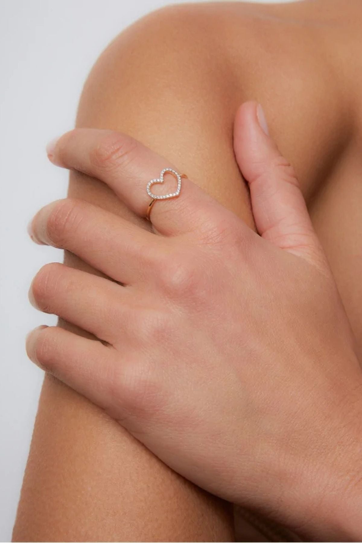 Yvonne Léon Bague Petit Heart Ring - Yellow Gold