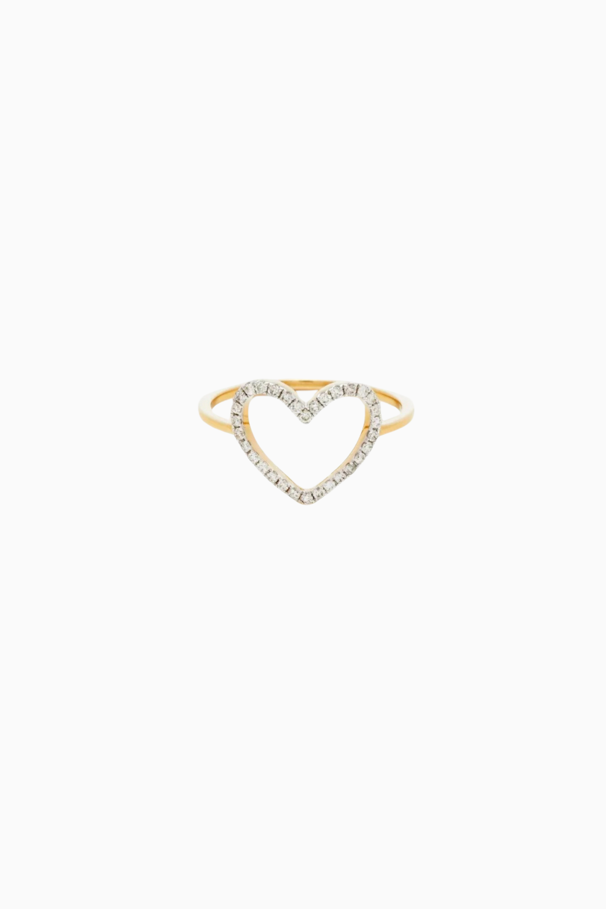Yvonne Léon Bague Petit Heart Ring - Yellow Gold