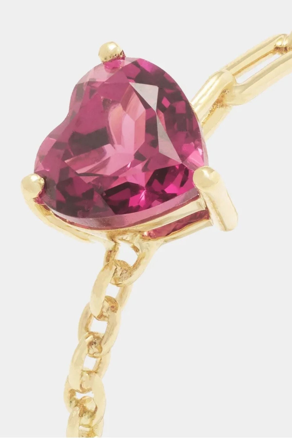 Yvonne Léon Bague Solitaire Heart Ring - Yellow Gold