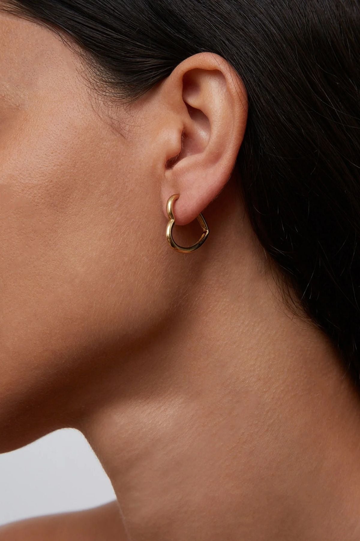 Yvonne Léon Heart Earrings - Yellow Gold