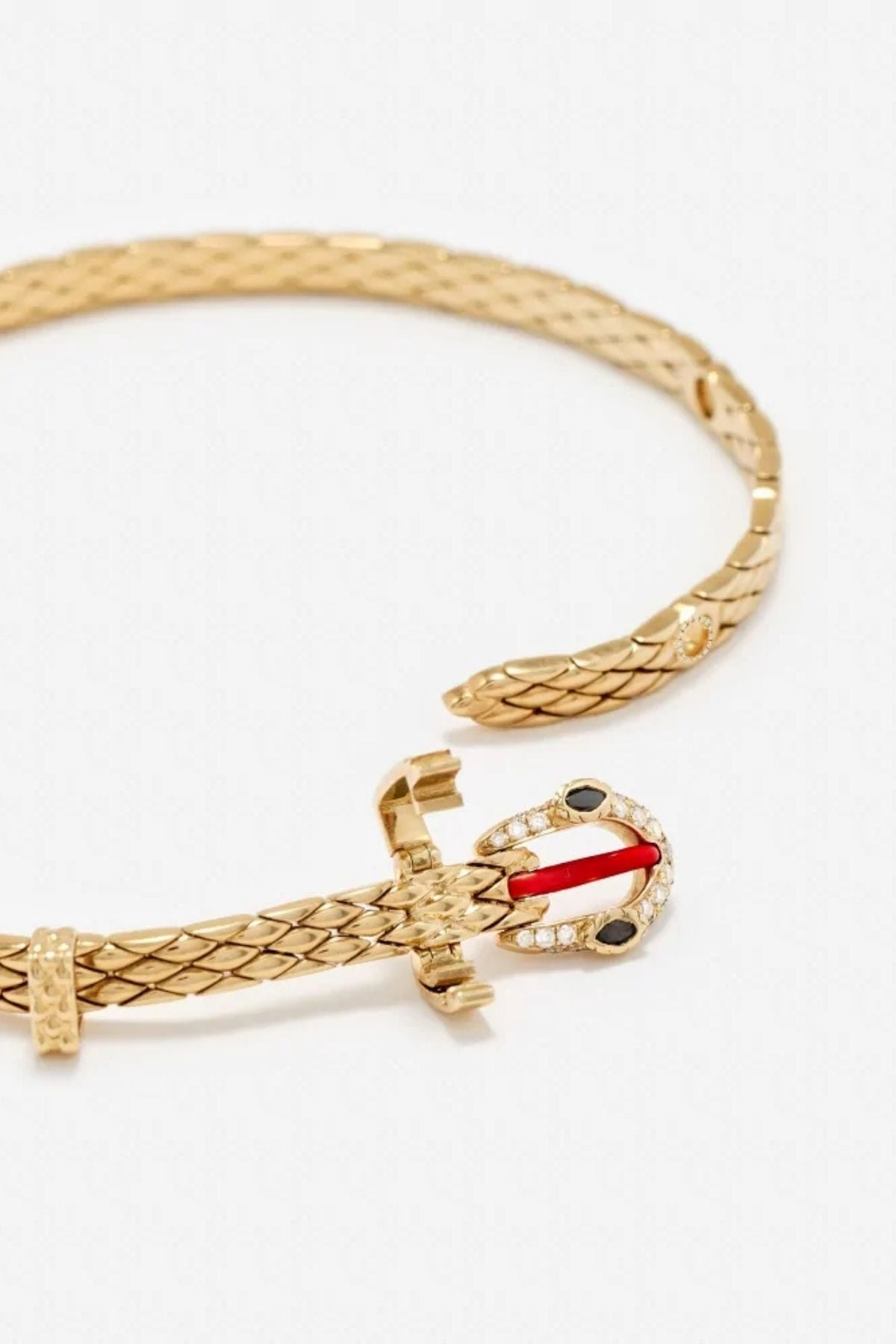 Yvonne Léon Mini Bracelet Python - Yellow Gold