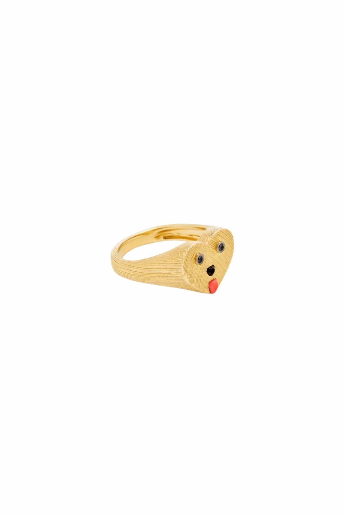 Yvonne Léon Mini Chevalier Coeur Toutou - Yellow Gold