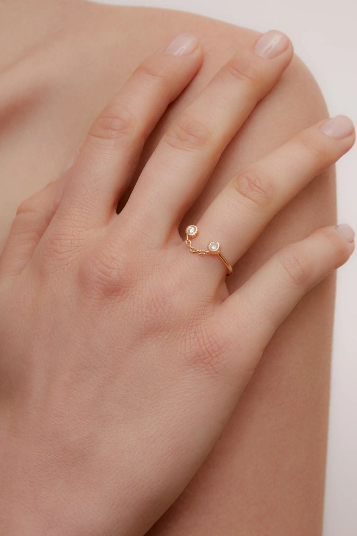 Yvonne Léon Sourire Diamond Ring - Yellow Gold